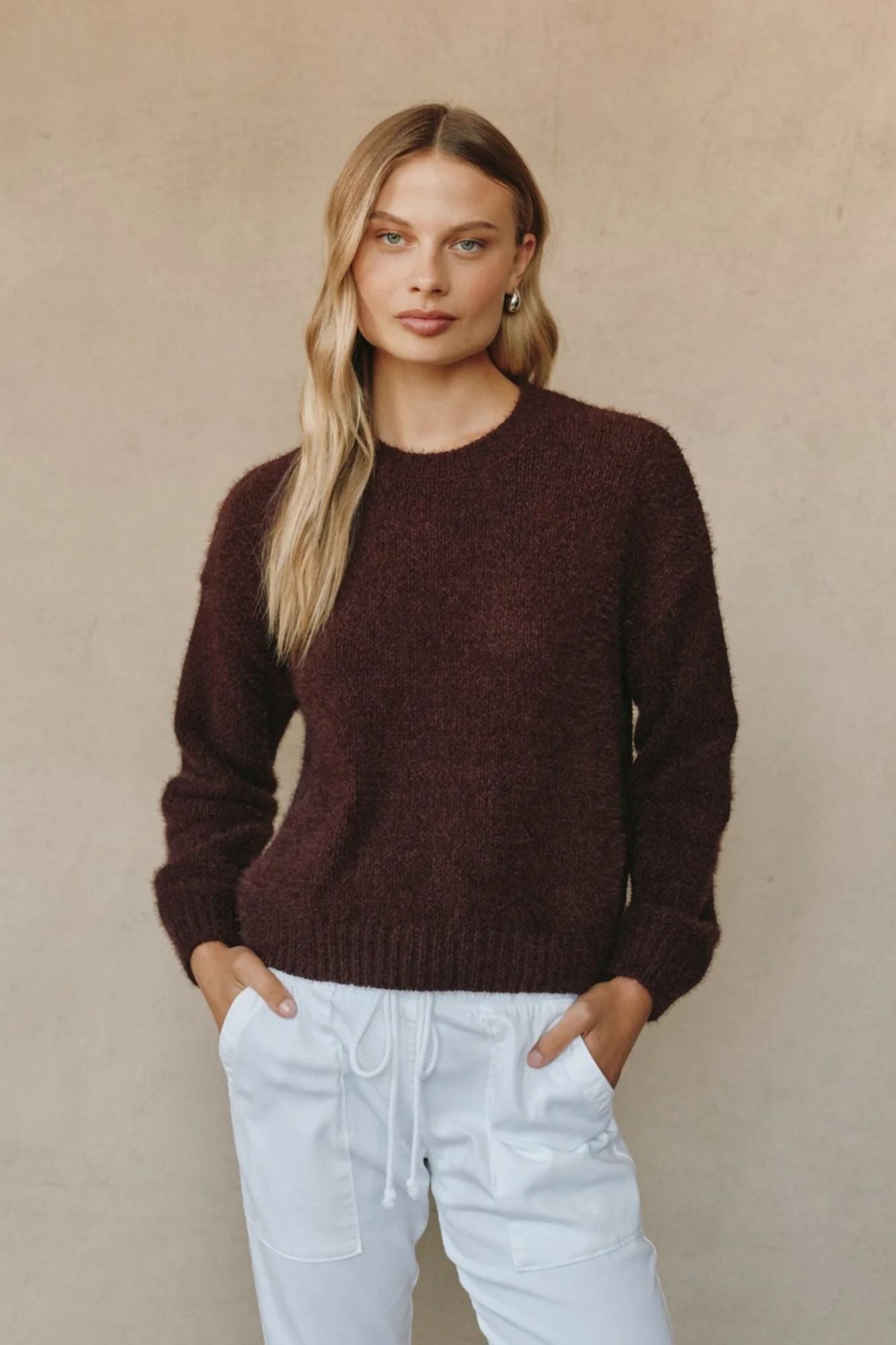 Drop Shoulder Sweater