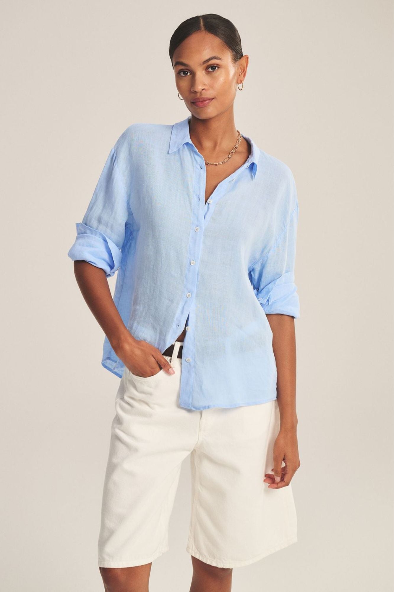 Brighton Linen Top