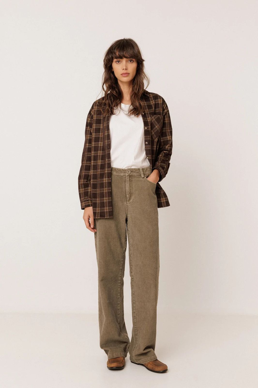 Straight Corduroy Pants