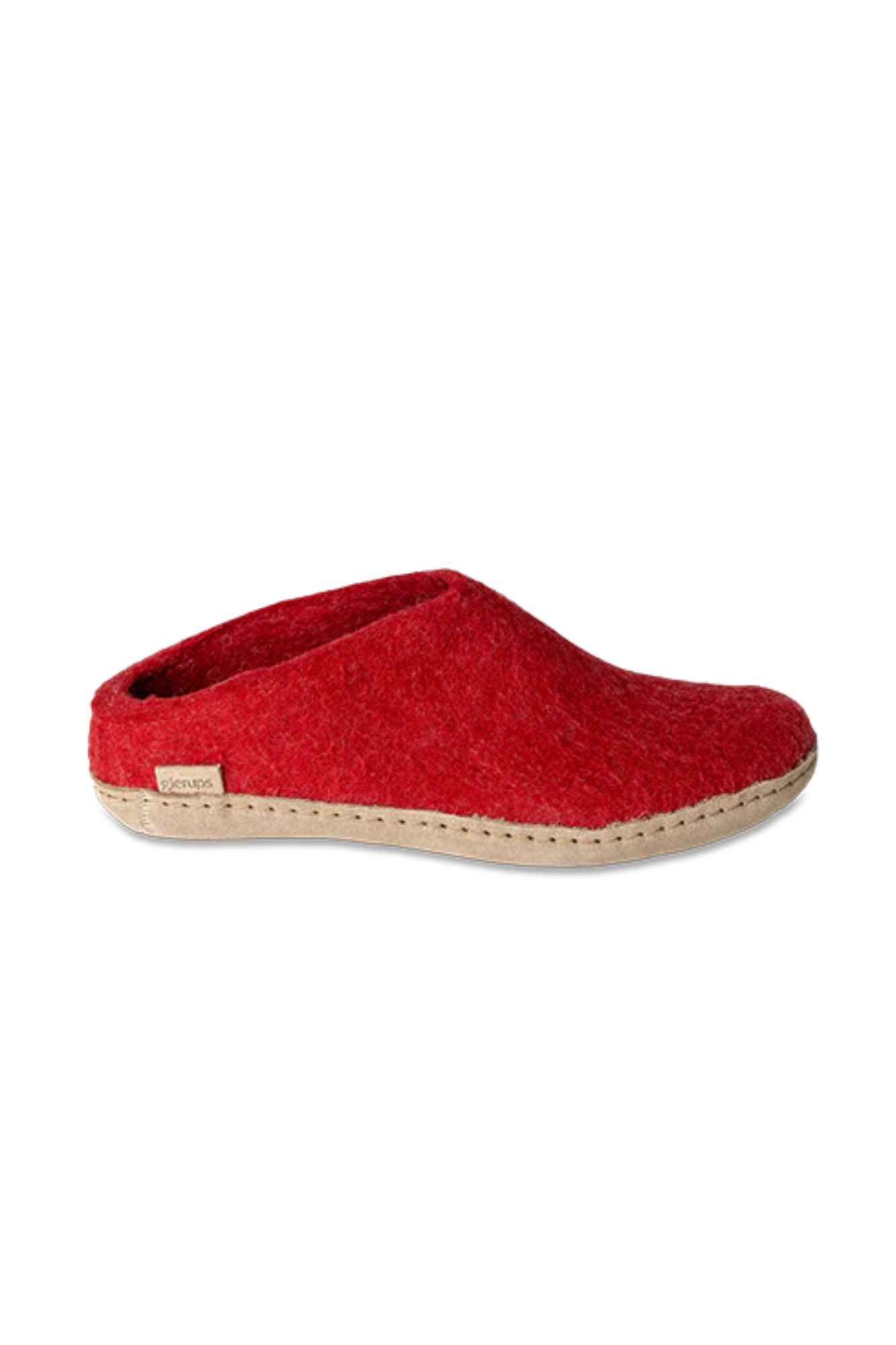 Slip-On | Leather Sole Red