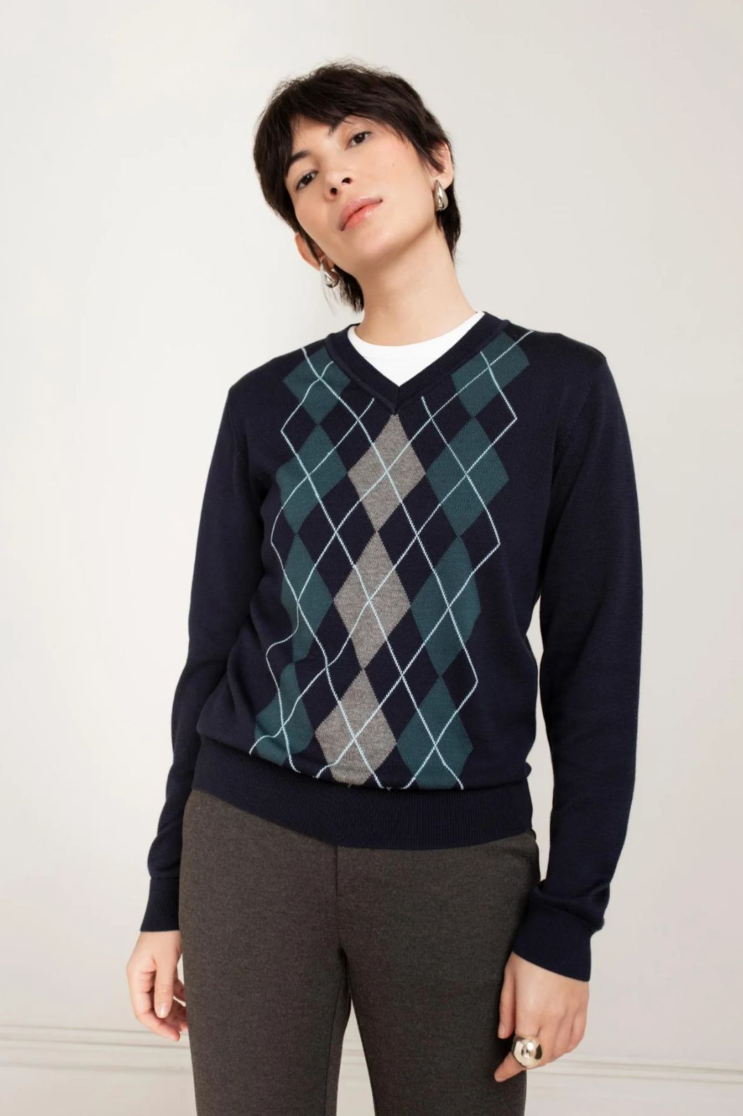 Felicia Argyle V-Neck