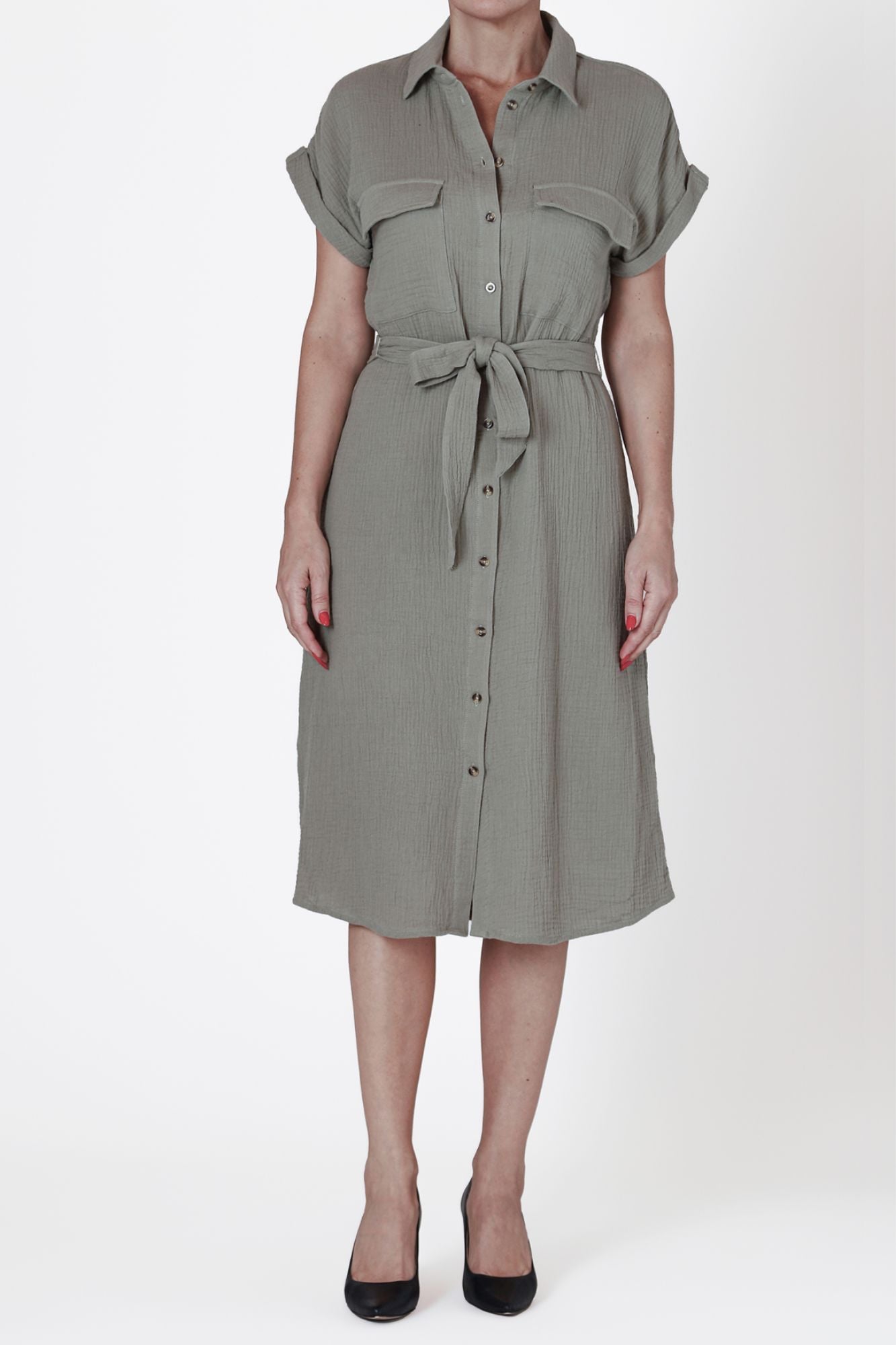 Utility Shirt Dress