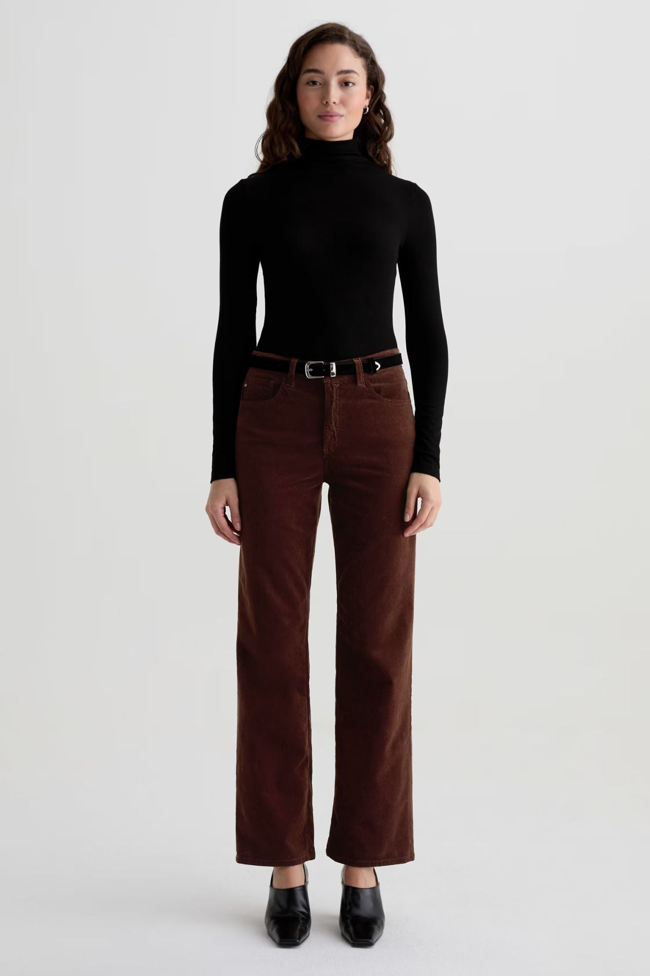 Brinley Mid Rise Straight Cord