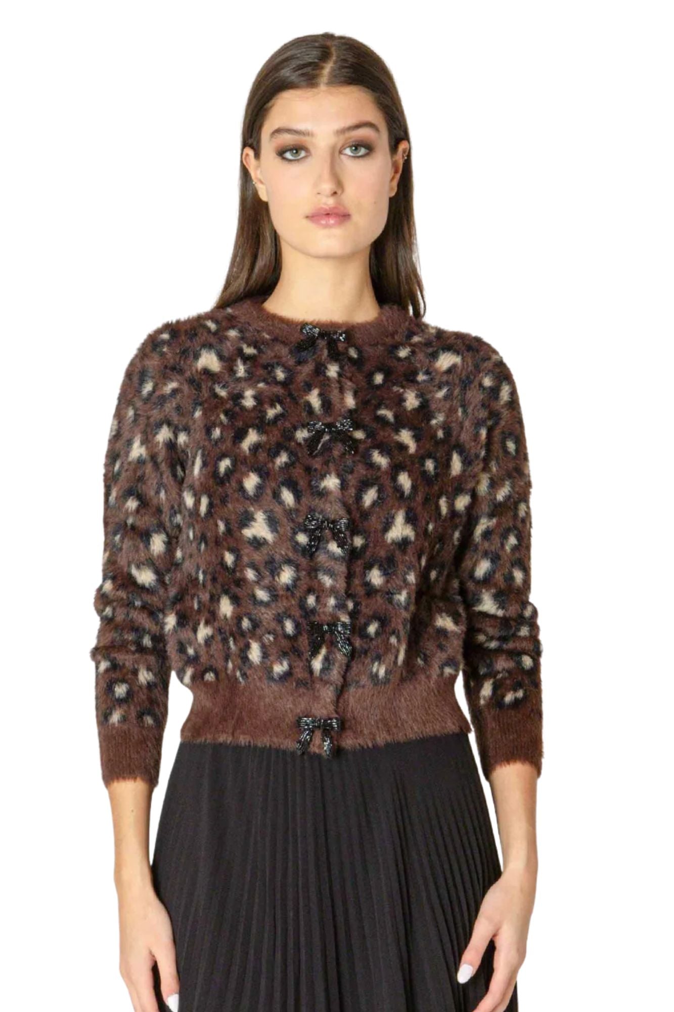 Soft Touch Patterned Cardigan