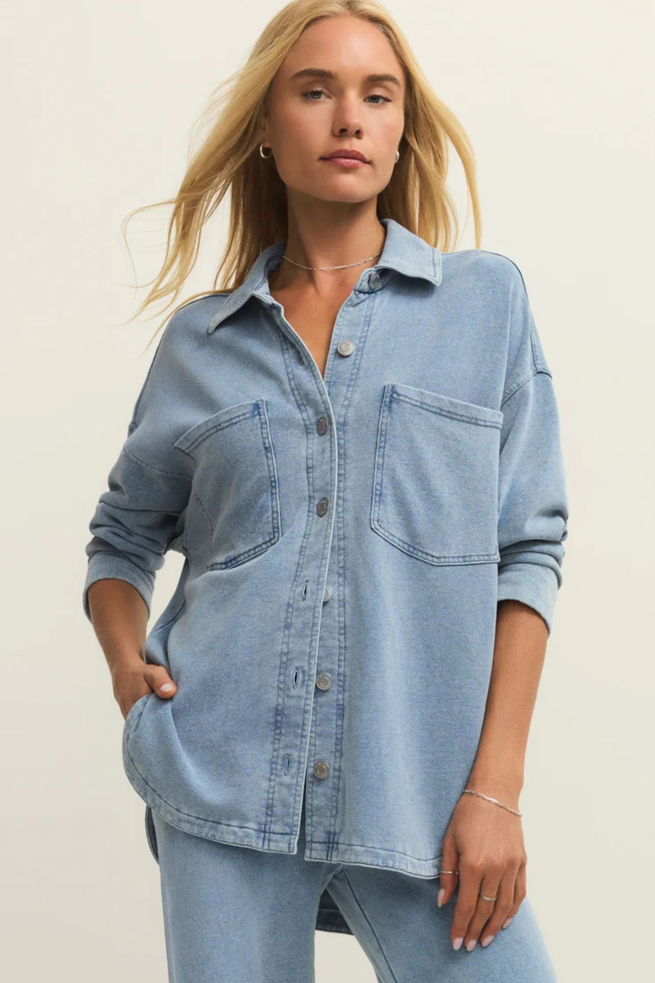 All Day Knit Denim Jacket
