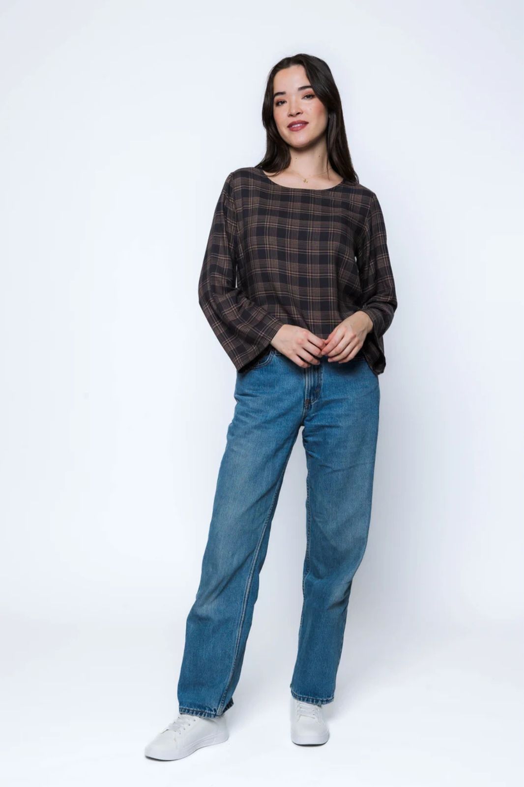 Megan Woven Tee