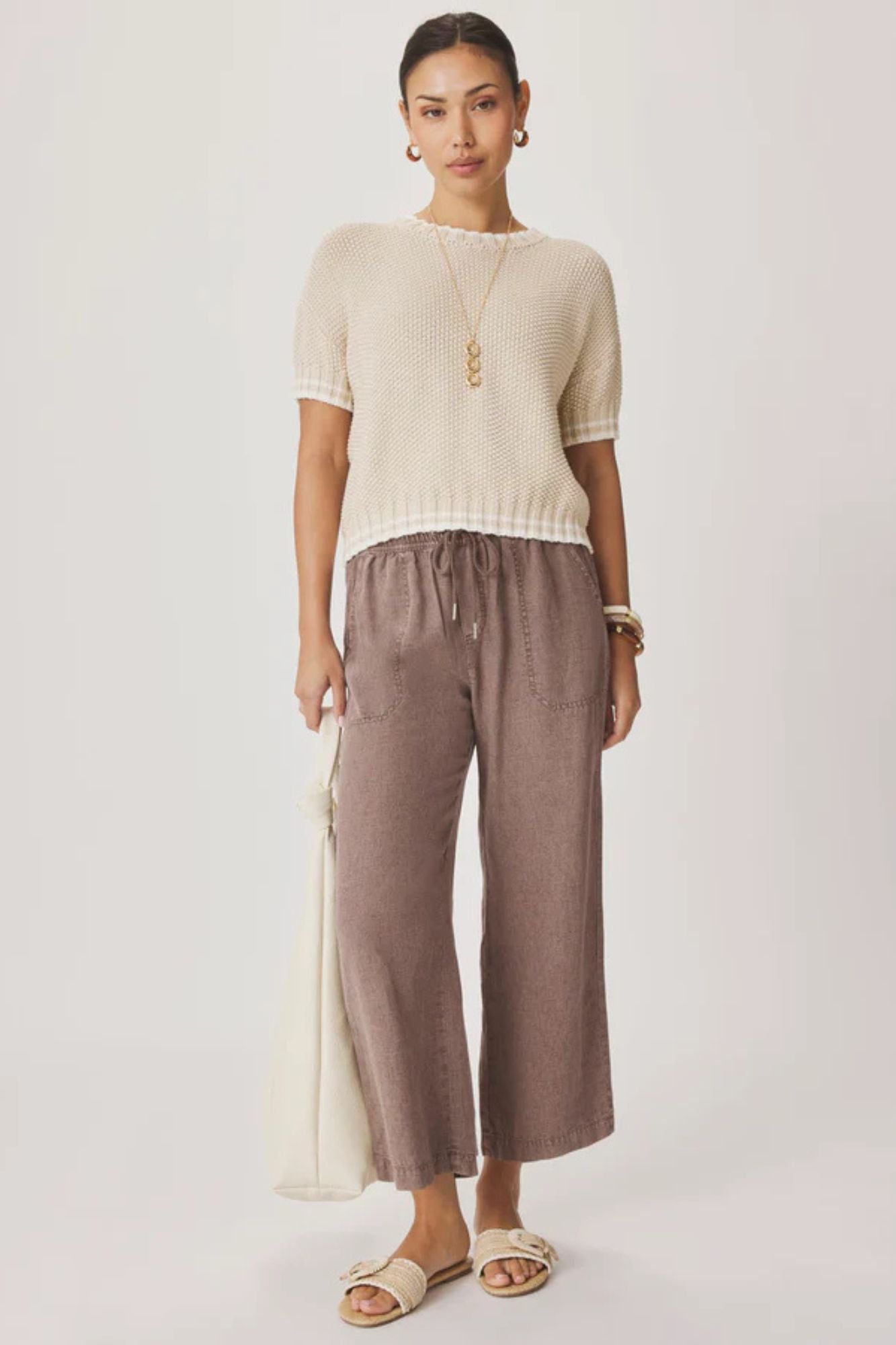 Angie Crop Wide Leg