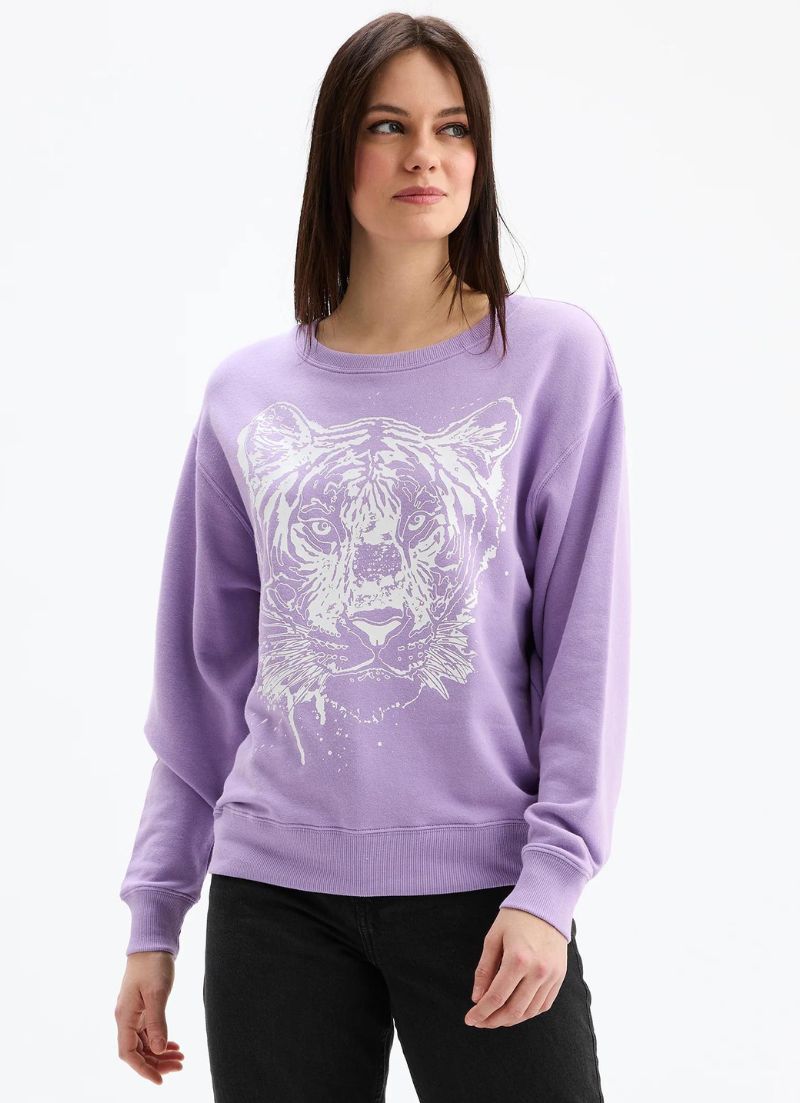 Sweat-shirt Tigre Foil
