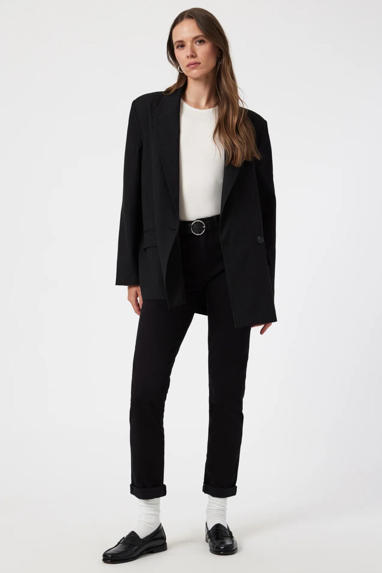 Kathleen Slim Boyfriend | Black