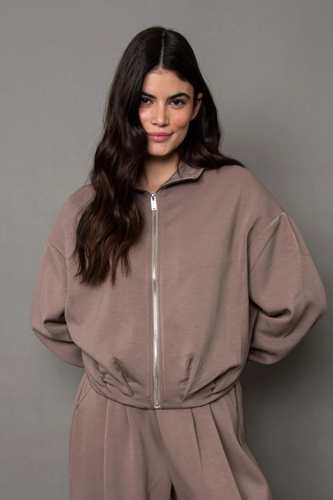 Midora Zip Bubble Top