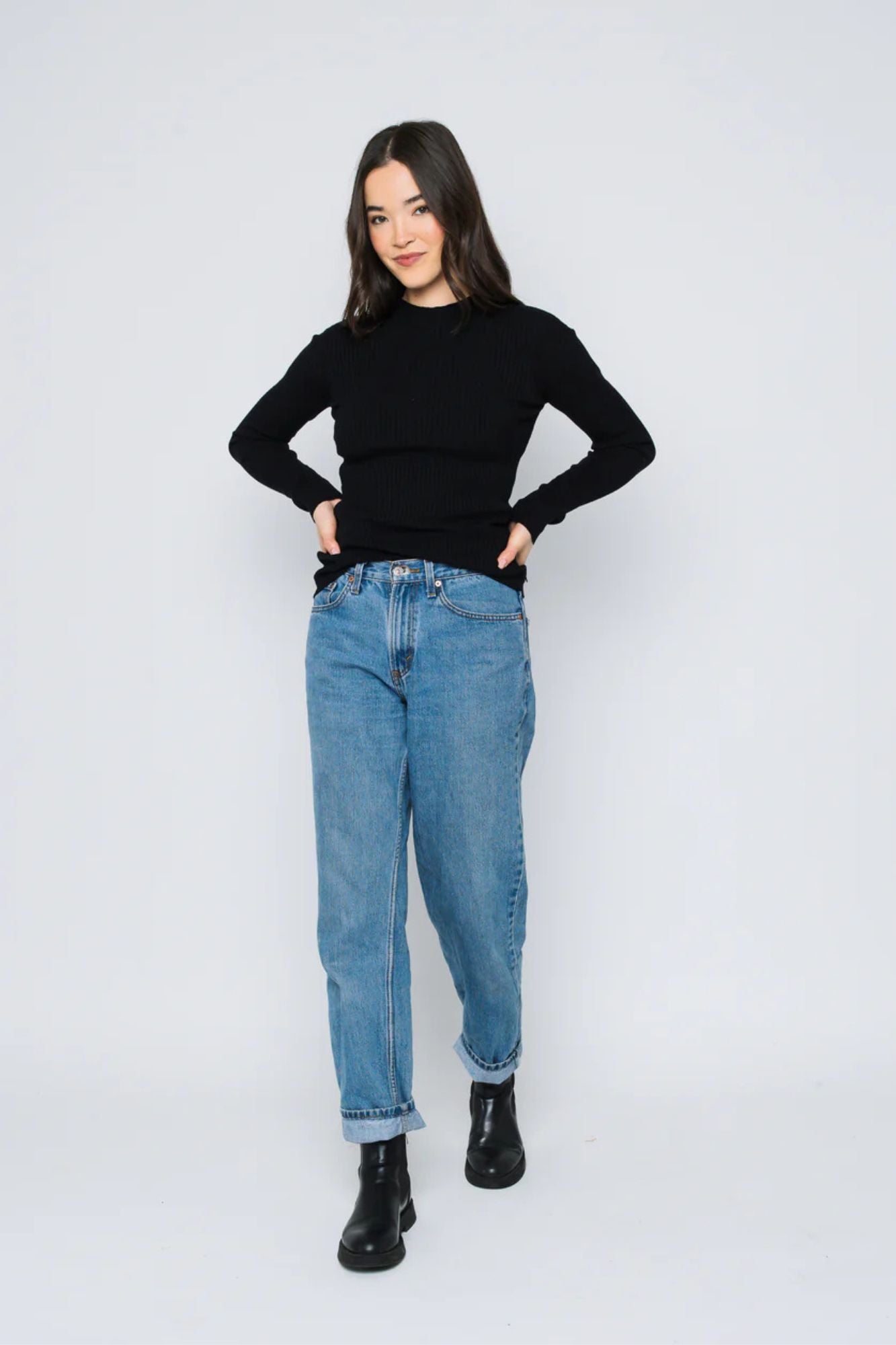 Mary Mock Neck Sweater