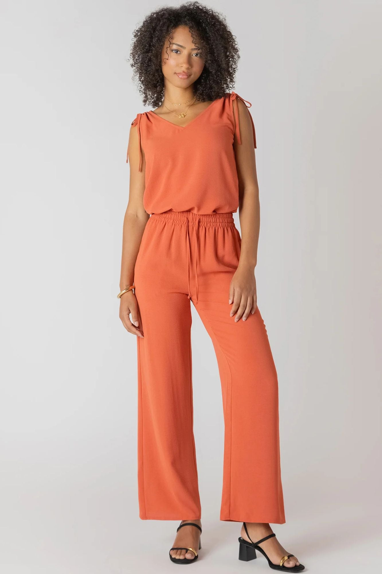 High Waist Flowy Wide Leg Pants