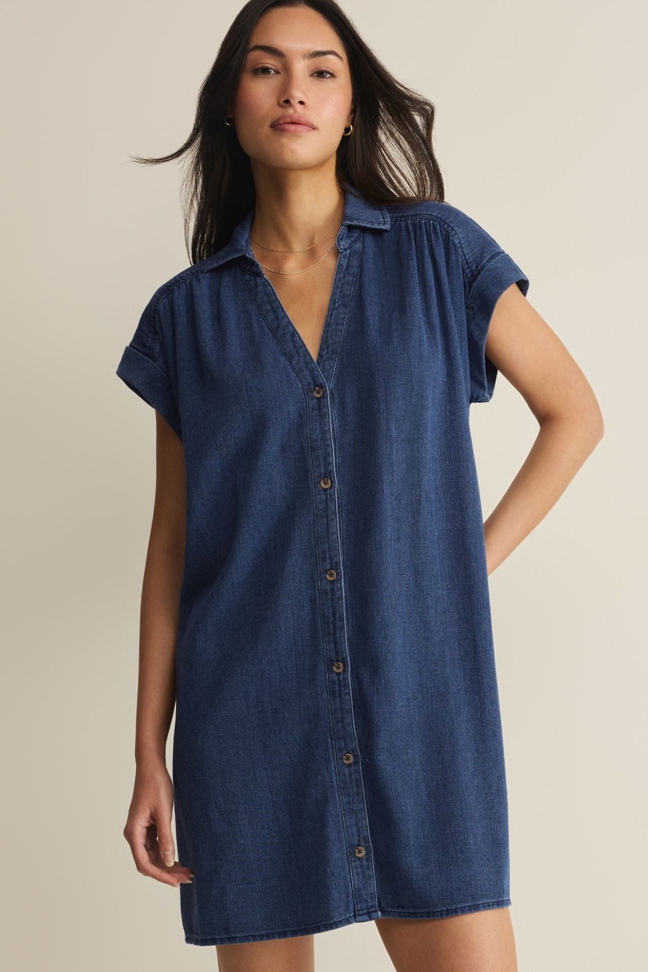 Shellbound Twill Dress