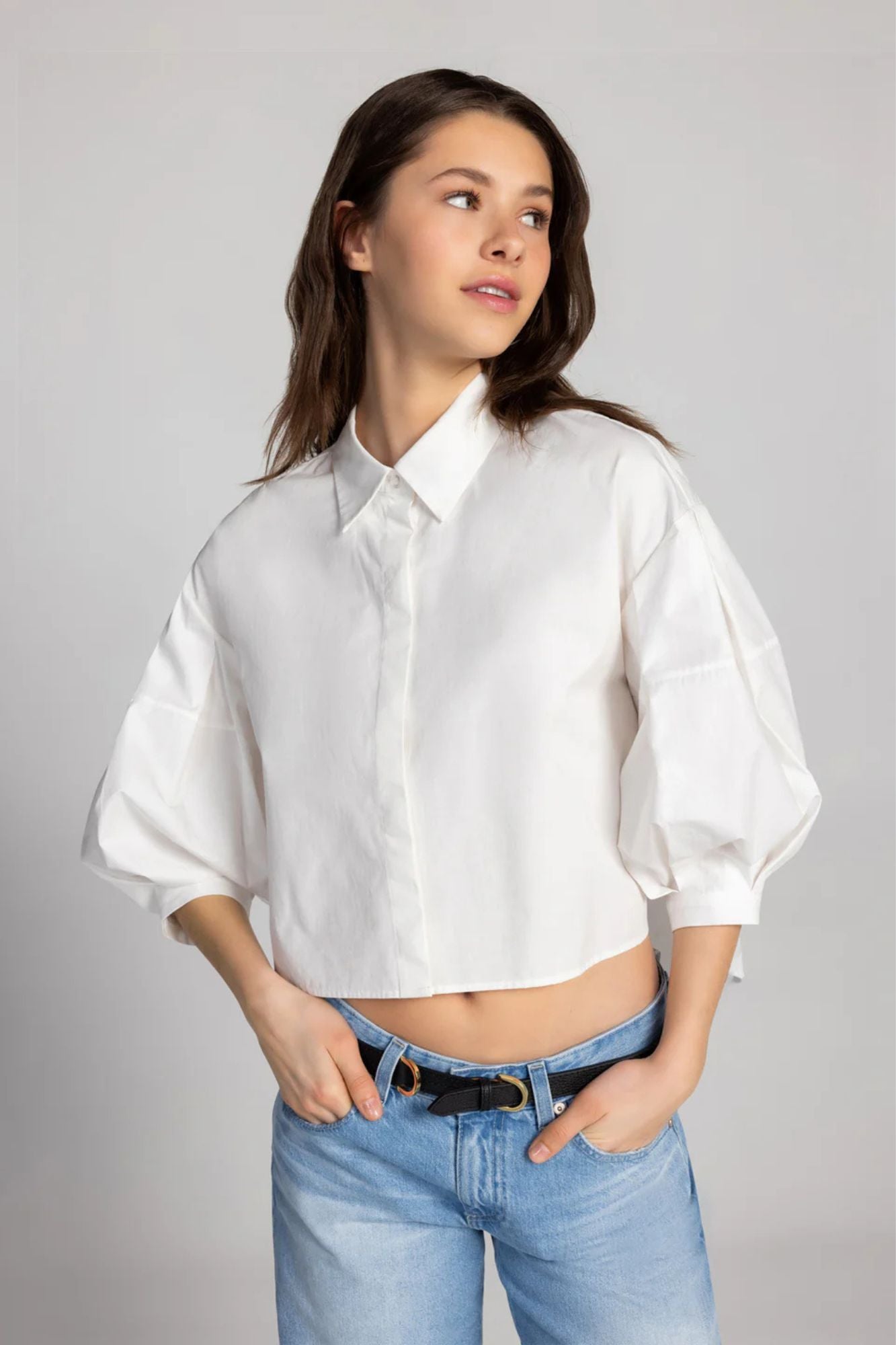 Simply Puff Sleeve Shirt