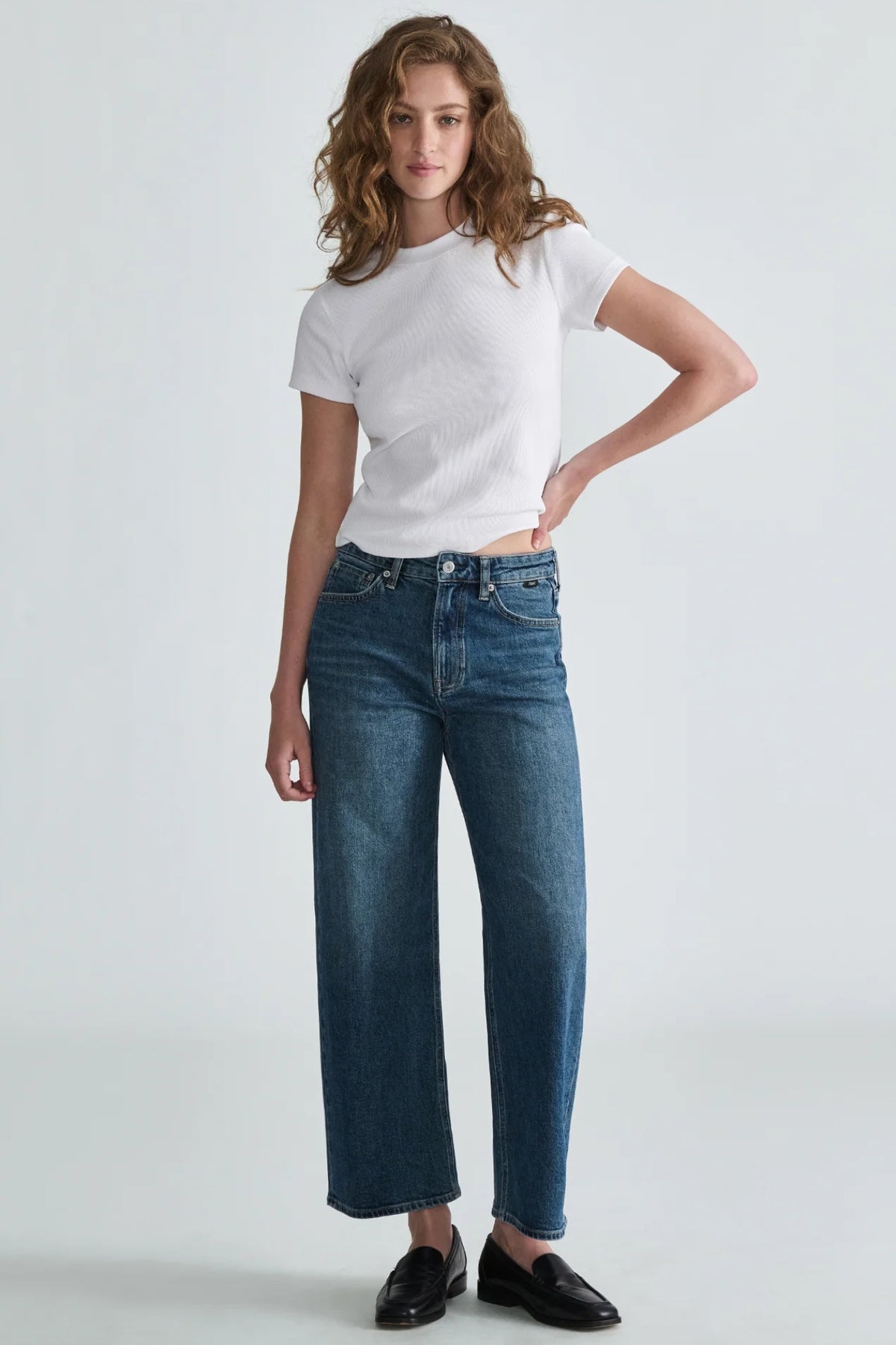 Genova High Rise Baggy Jean