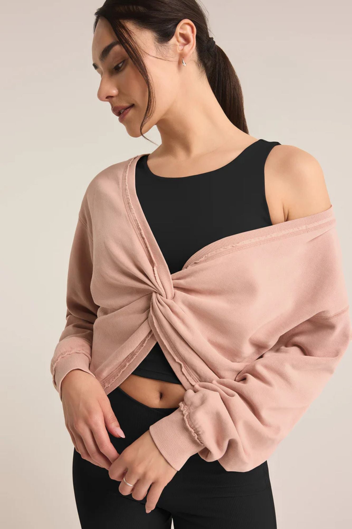Reversible Twist Sweatshirt