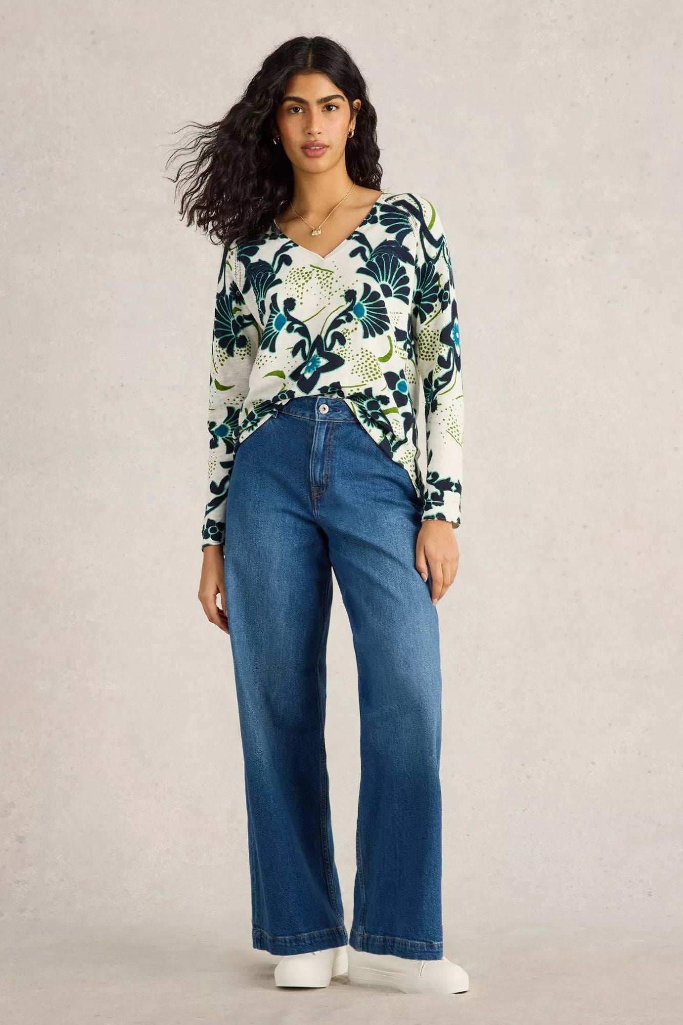 Naria Linen Blend Jumper