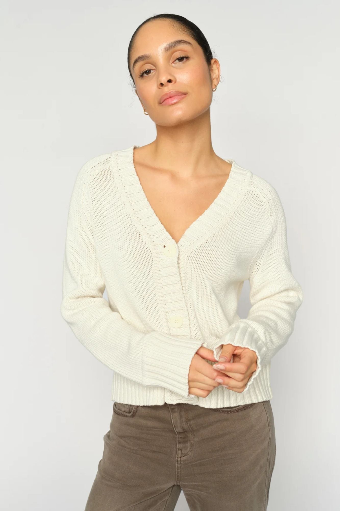 Rola Bine V-Neck Knit Cardigan