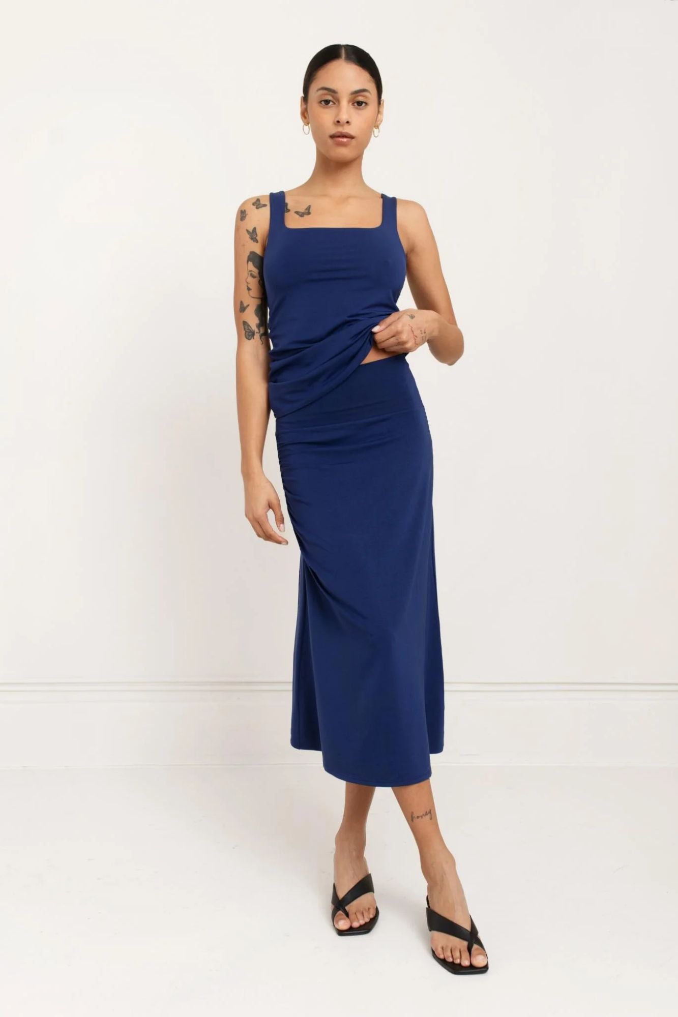 Regina Rouched Skirt