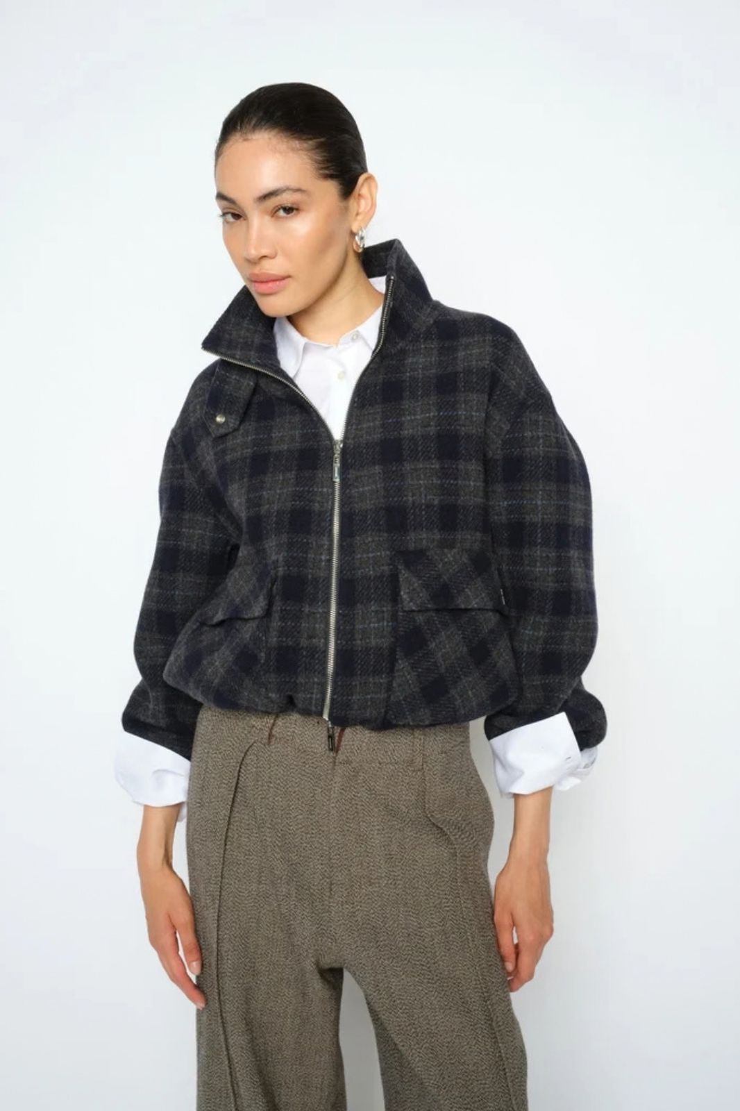 Camille Check Jacket