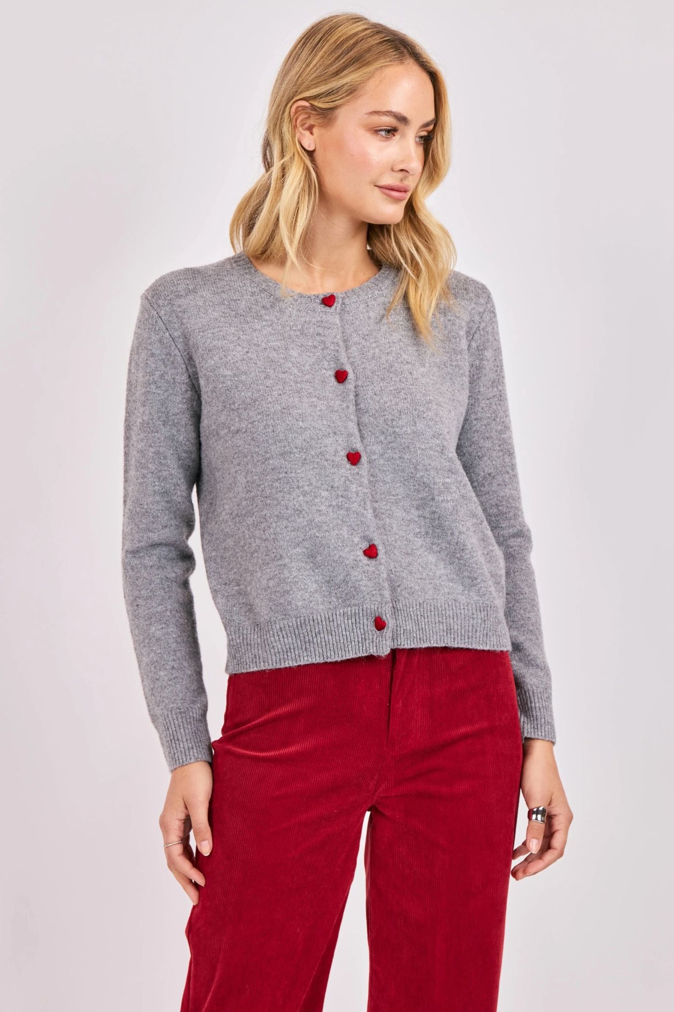 Leighton Heart Cardigan
