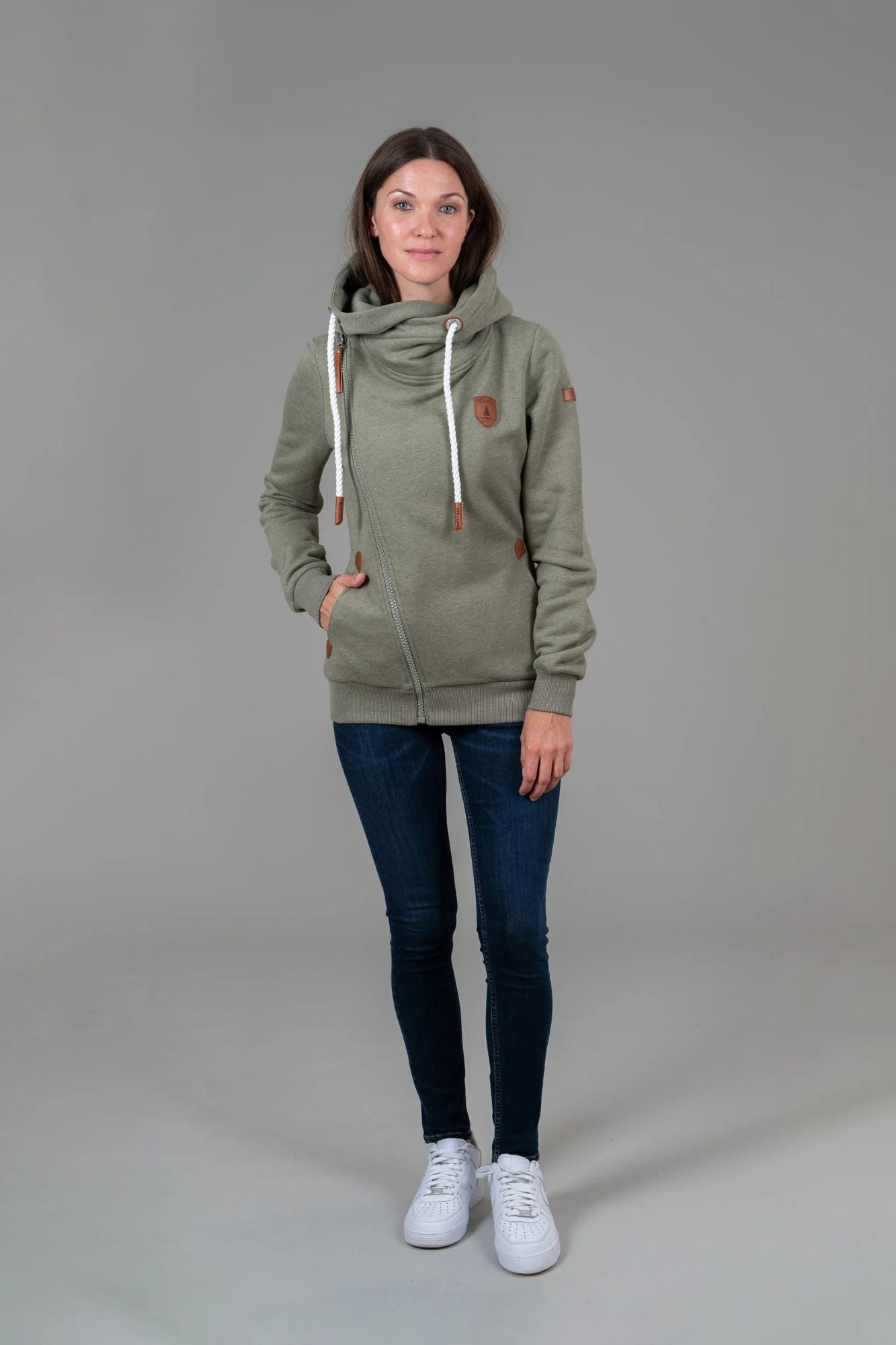 Athena Asymmetric Zip Hoodie