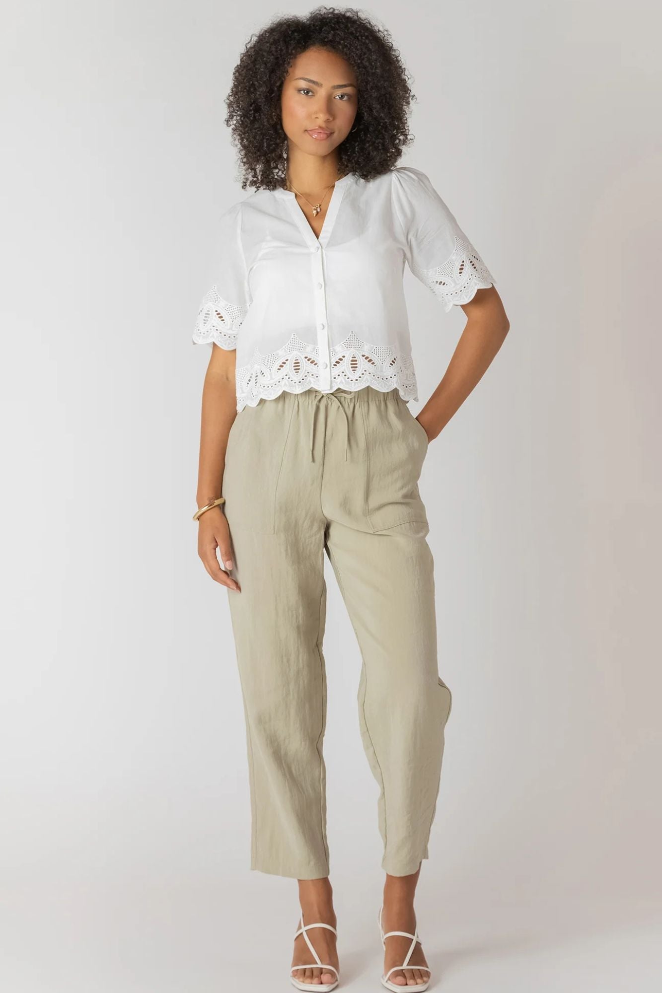 Straight Leg Casual Pant