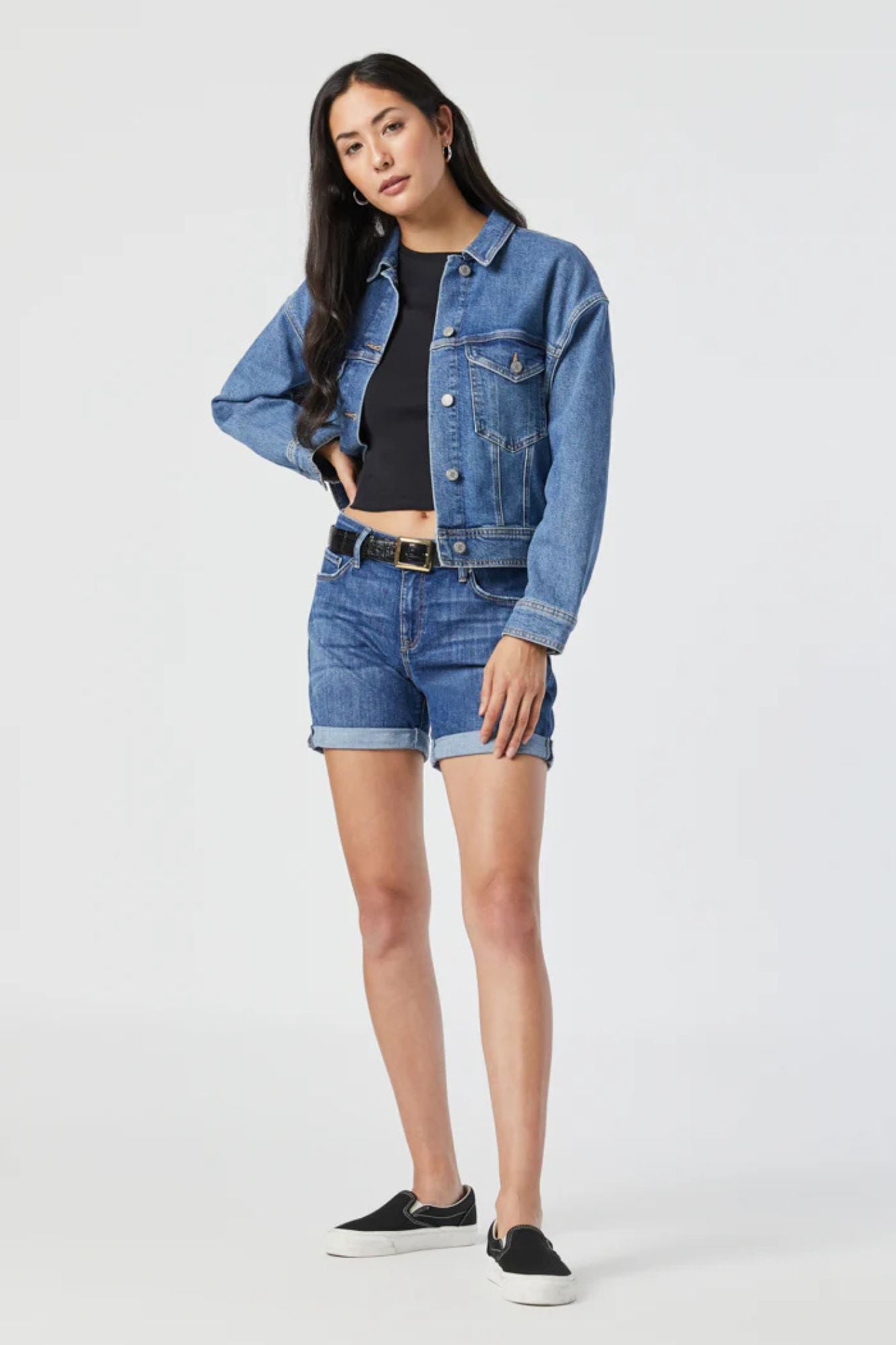 Pixie Denim Boyfriend Shorts