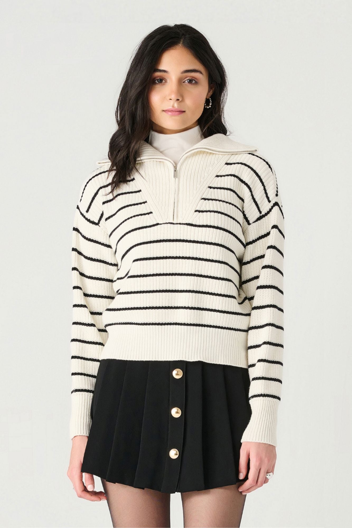 Cora Half Zip Sweater