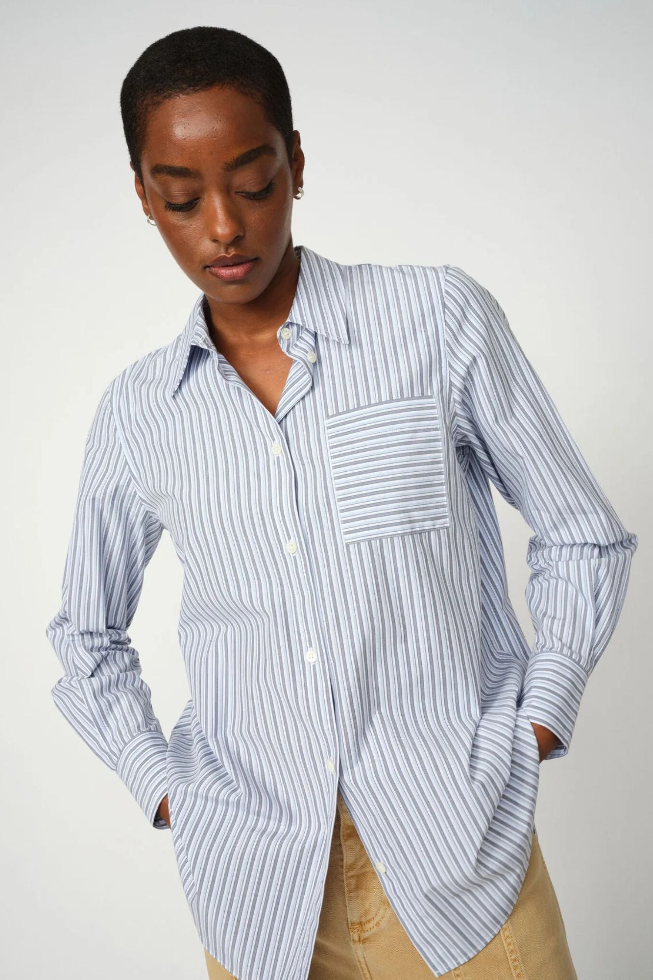 Elinda Slim Stripe Shirt
