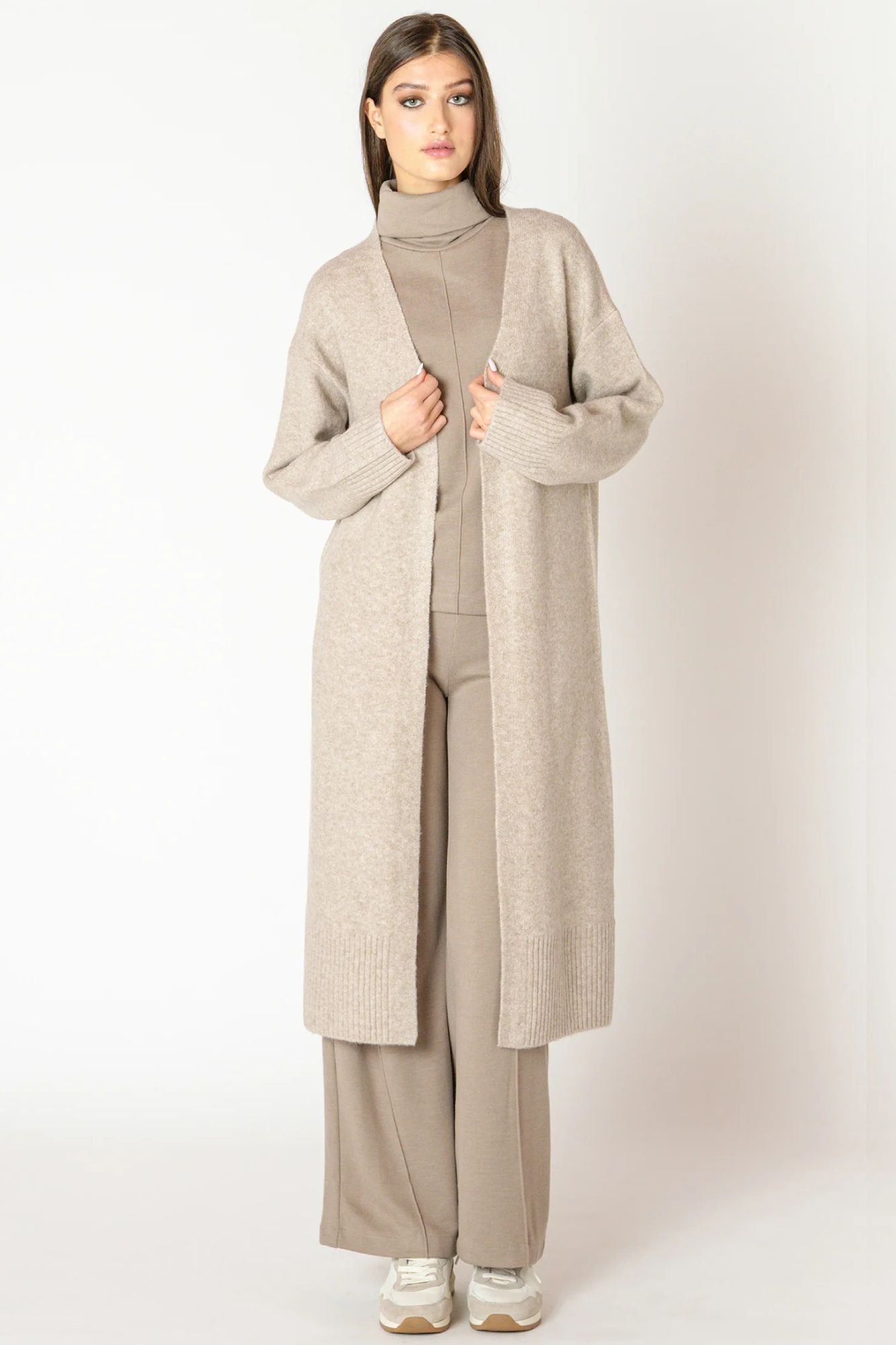 Longline Open Cardigan