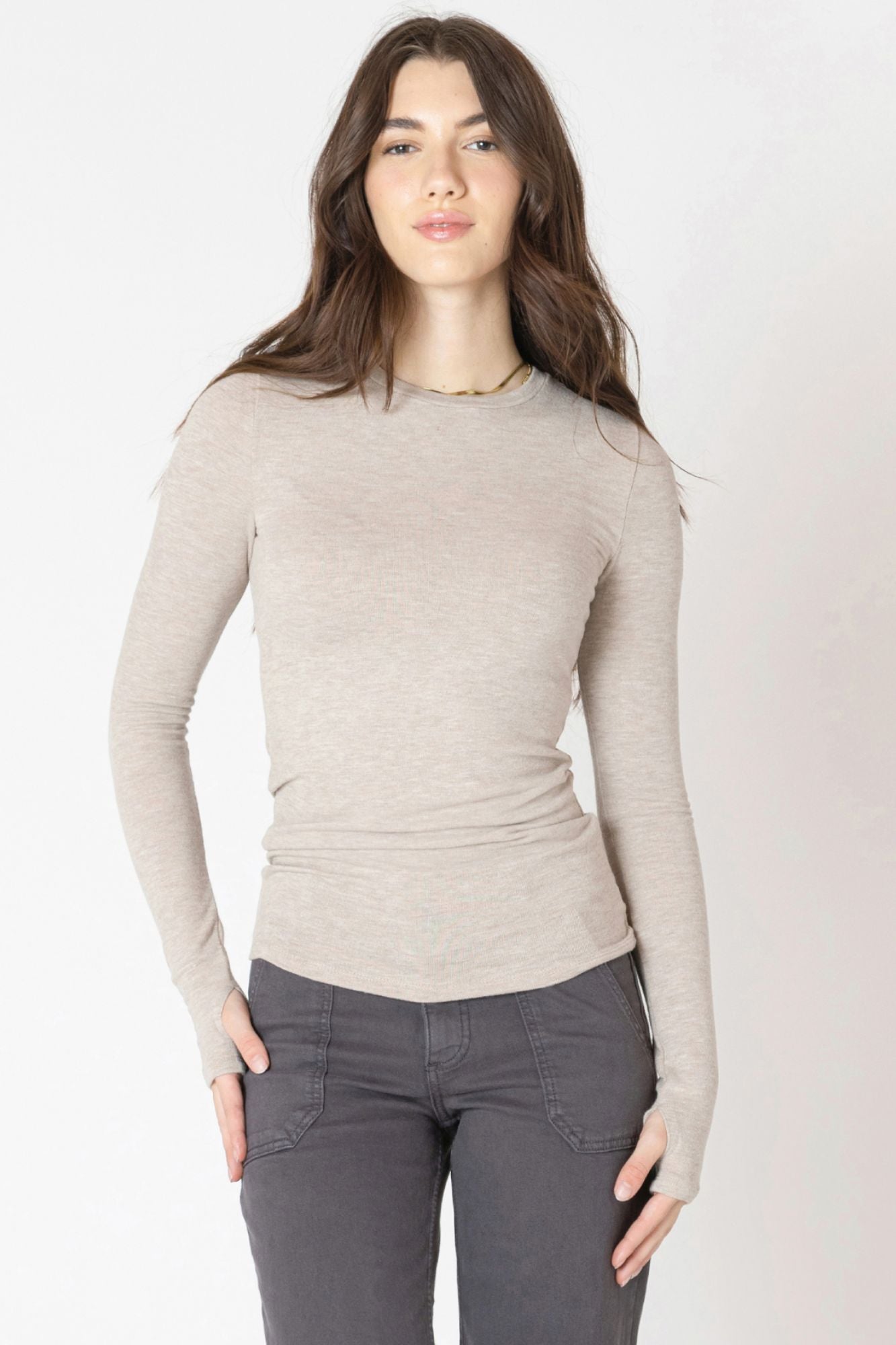 Brushed Crewneck Tee