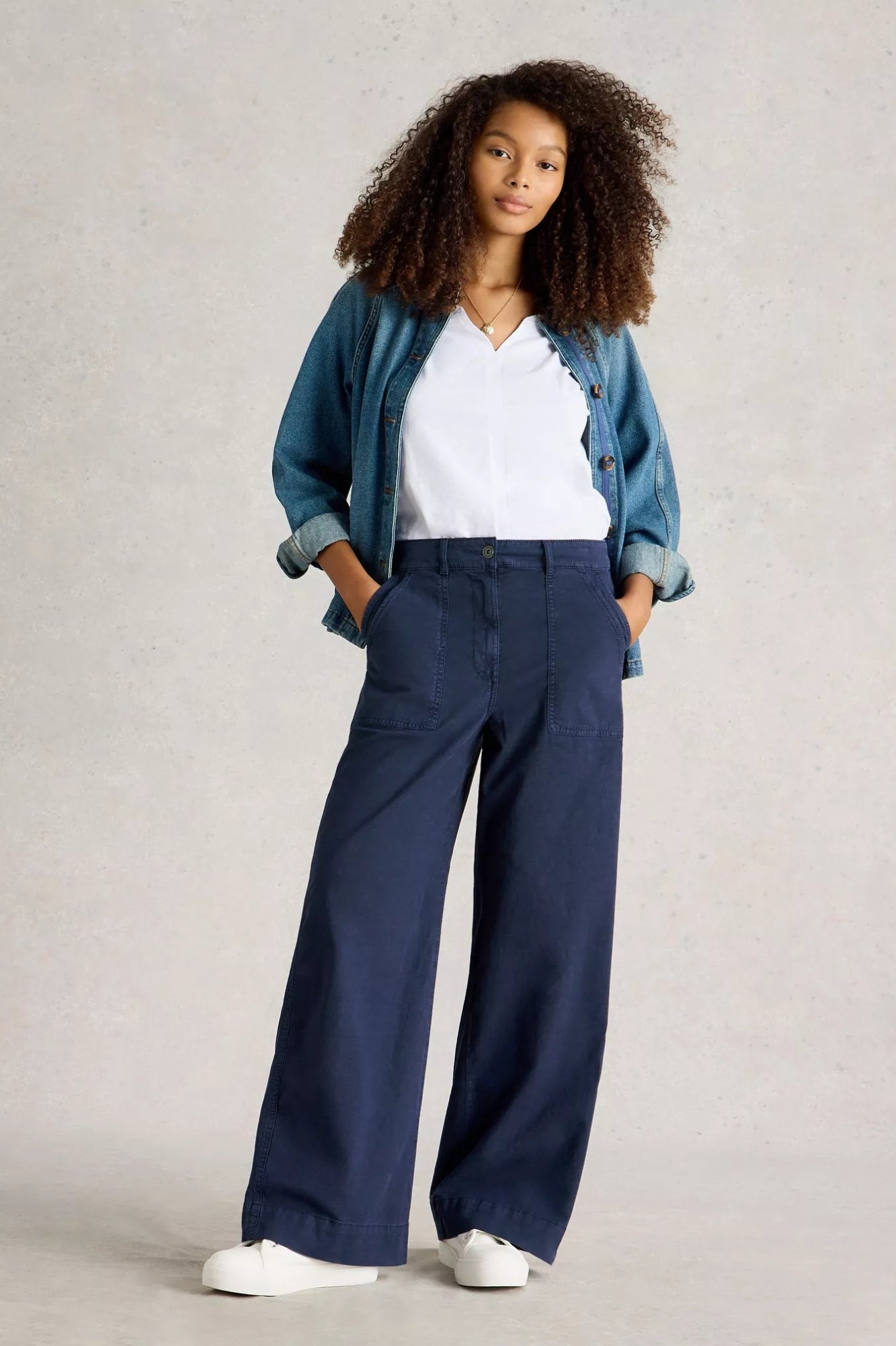 Twister Chino Wide Leg Trouser