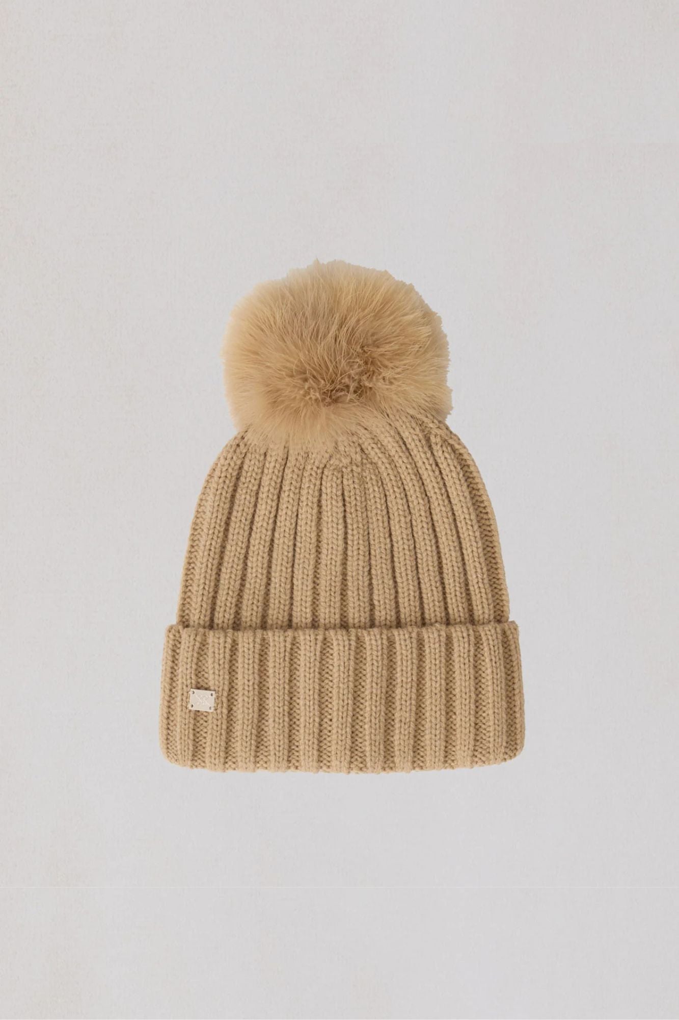 Amalie Wool Blend Pom Pom Toque