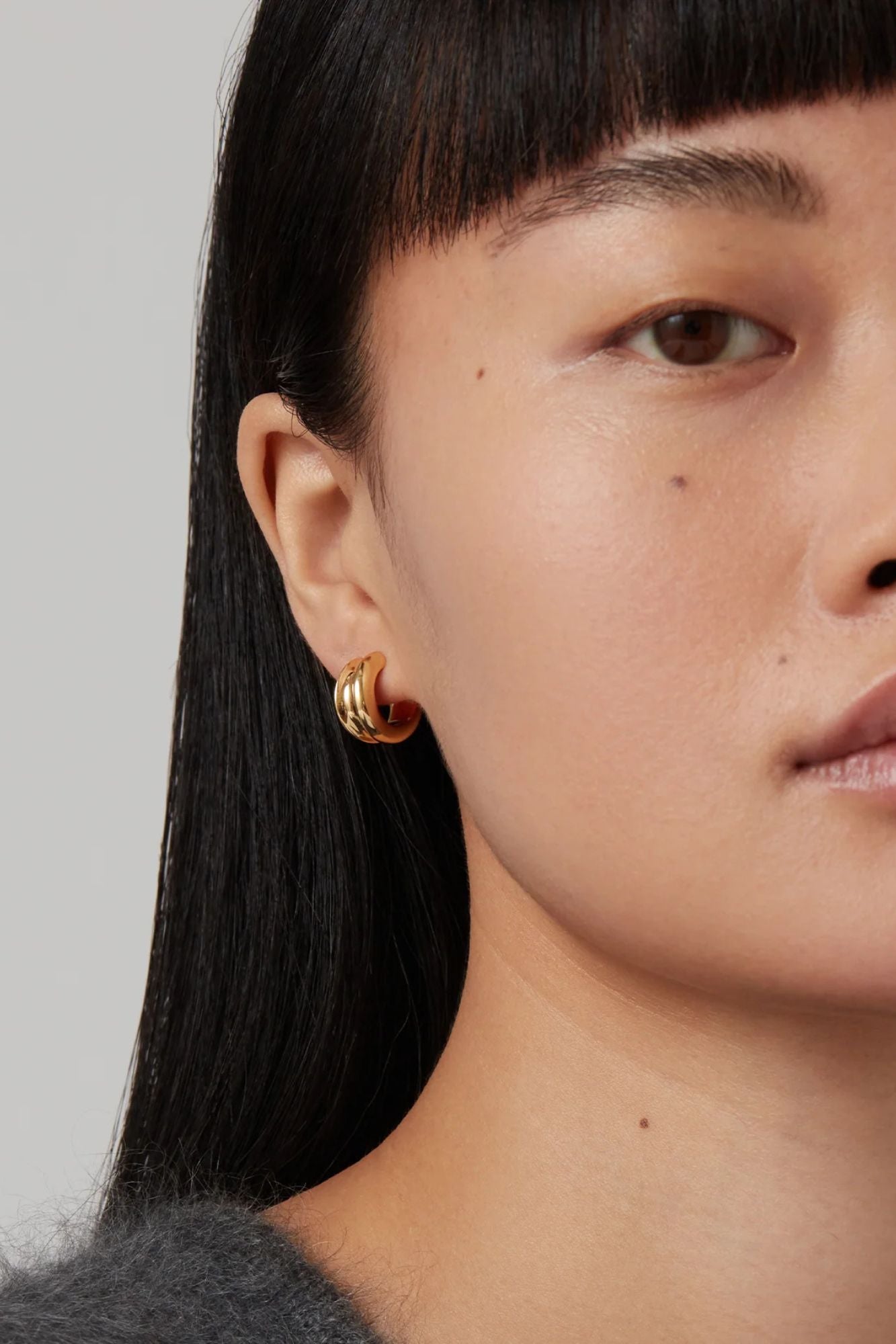 Mini Lennon Hoop Earrings