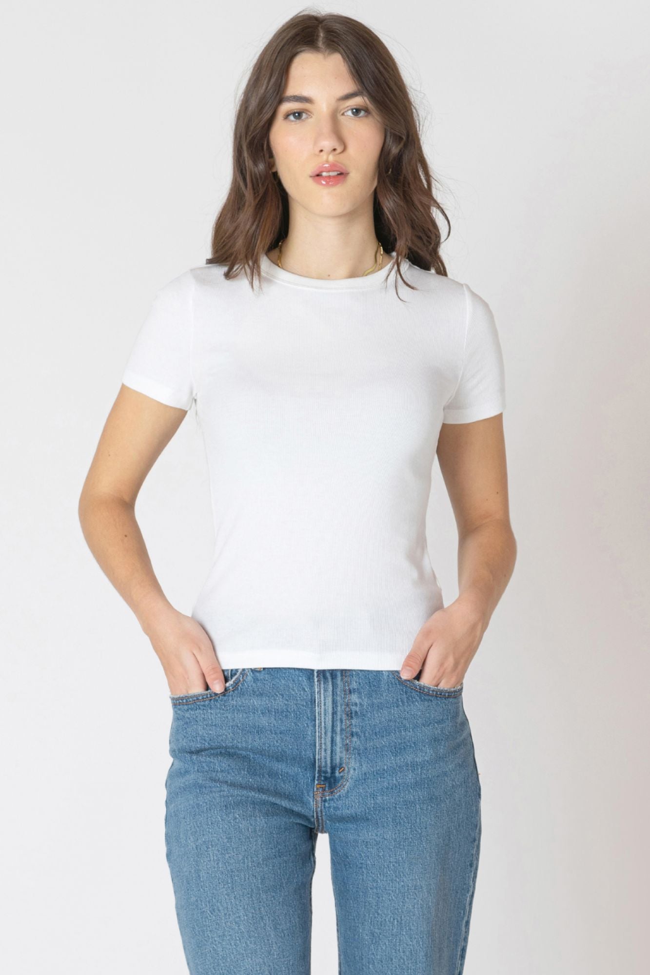 Basic Ribbed Tee