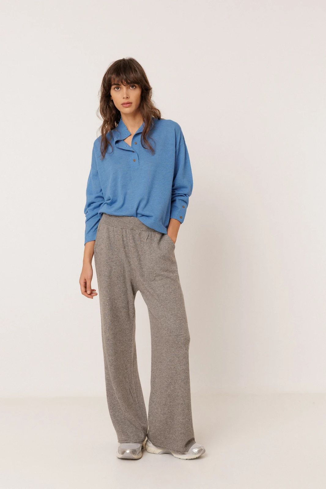 Crop Pants with Cashmere