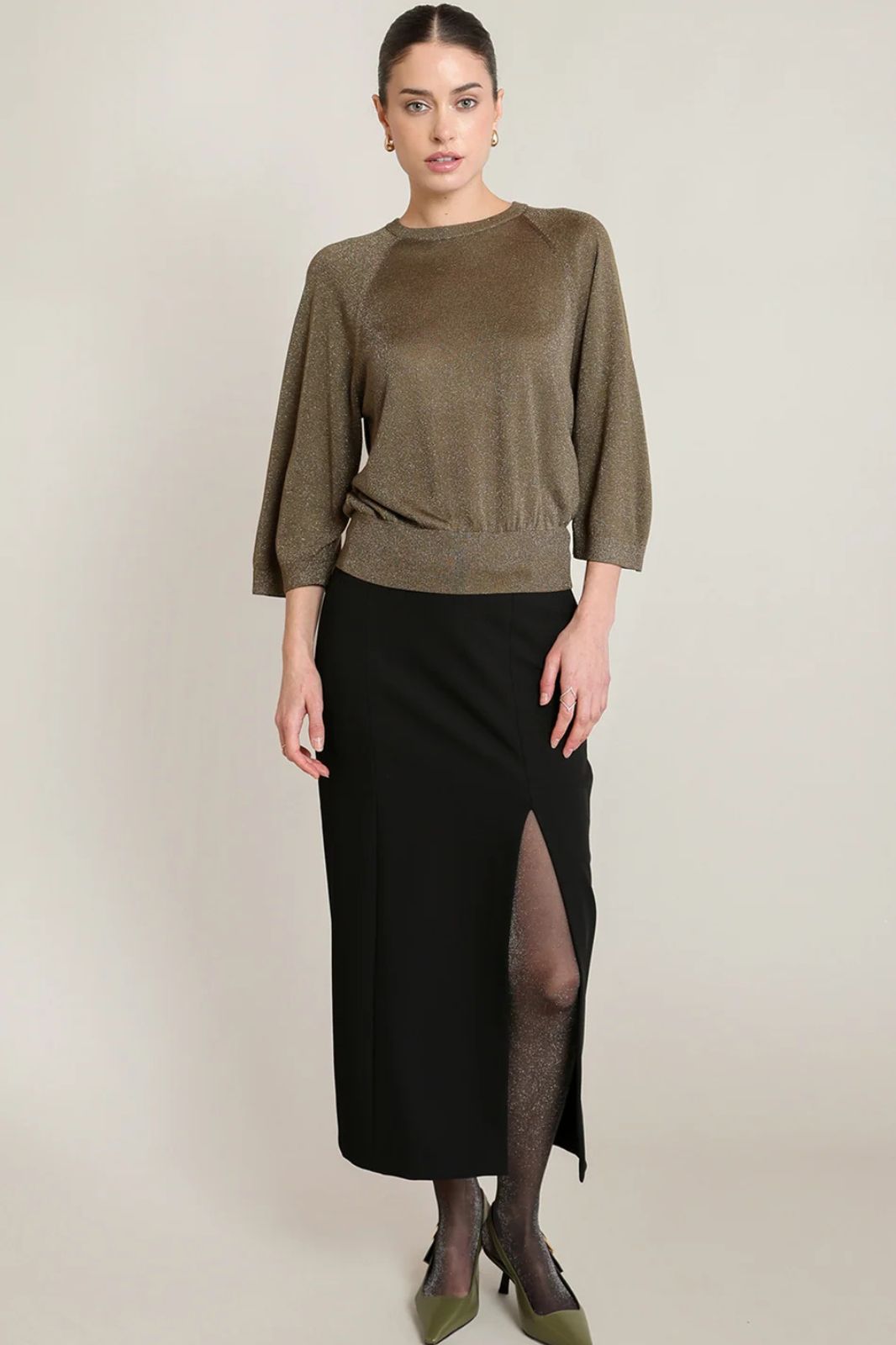 Glitter Knit Top