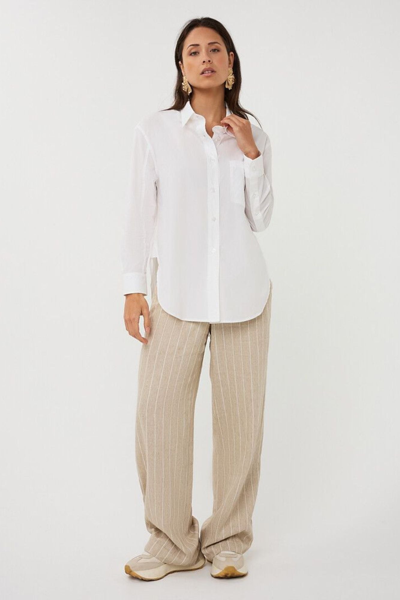 Seavy Poplin Blouse