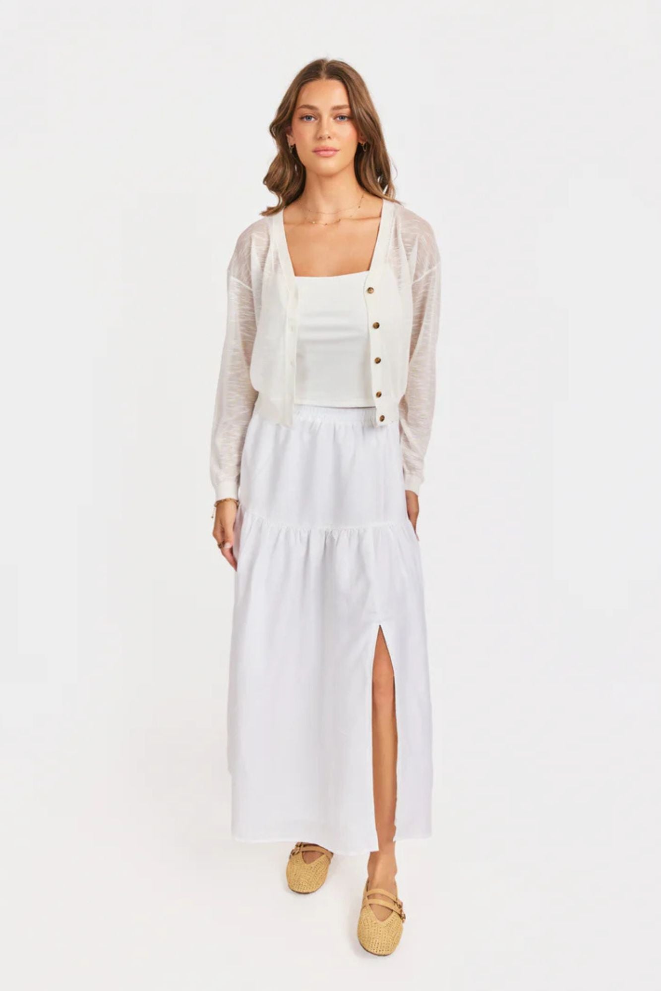 Evie Button Front Cardigan