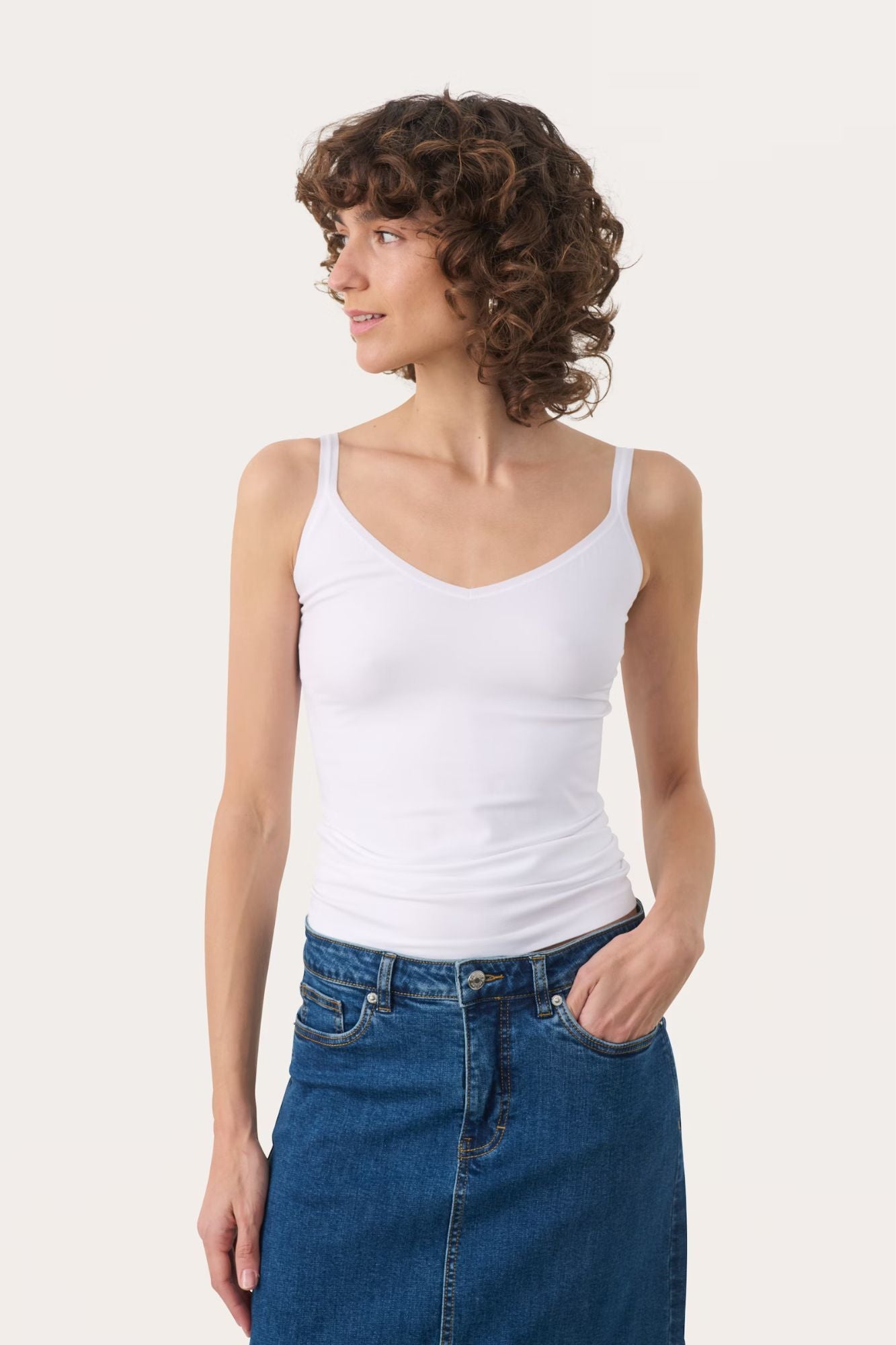 Hydda Tank Top Bright White