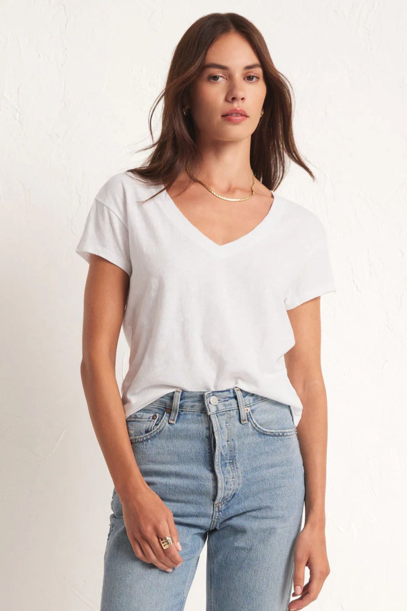Modern V Neck Tee
