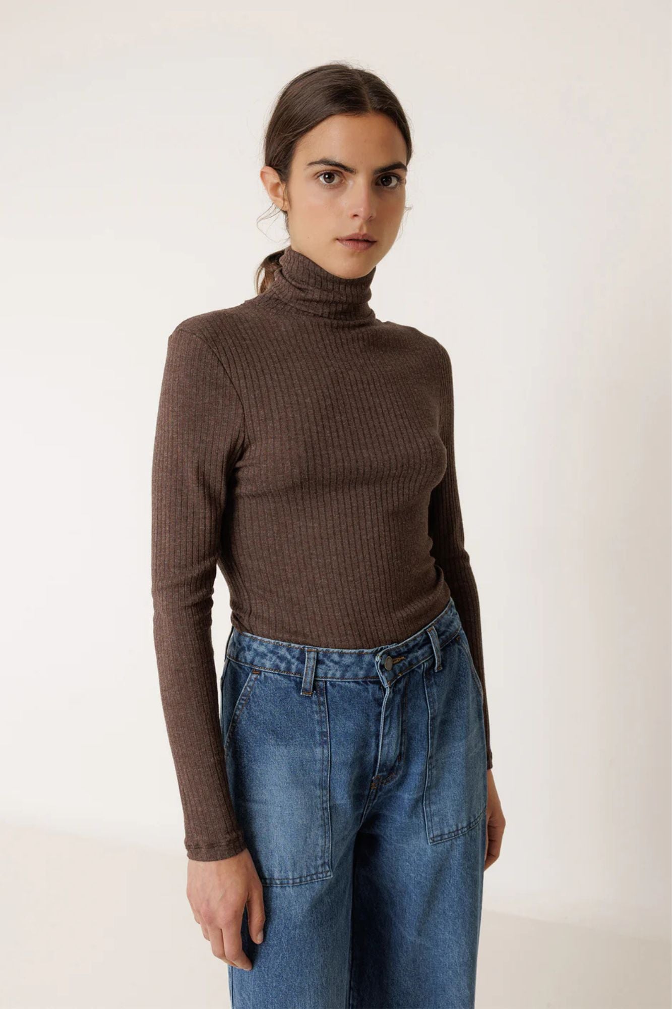 Fitted Ribbed T-Shirt