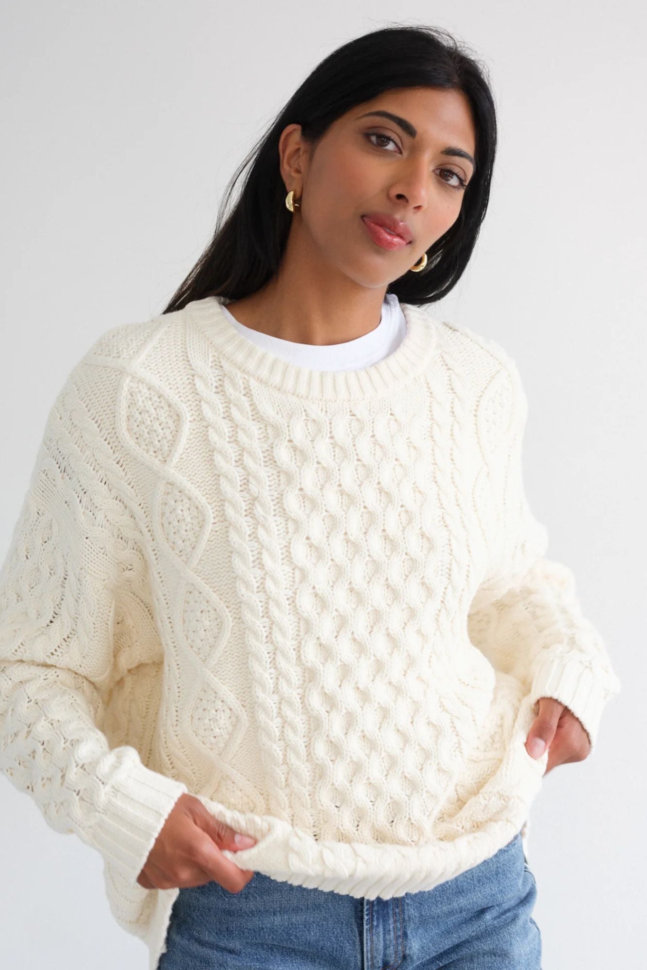 Irish Cable Oversized Sweater