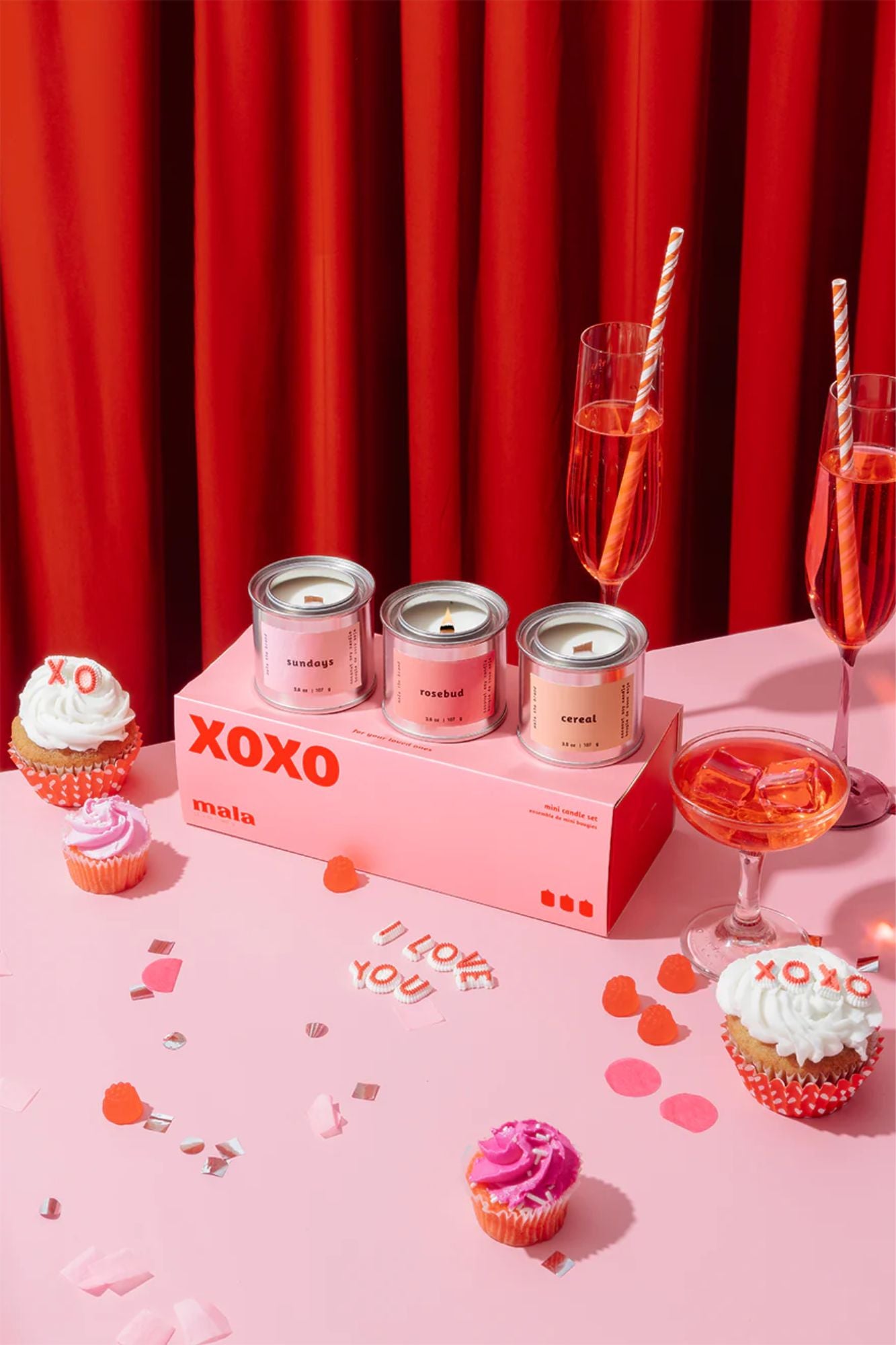 XOXO Mini Candle Set