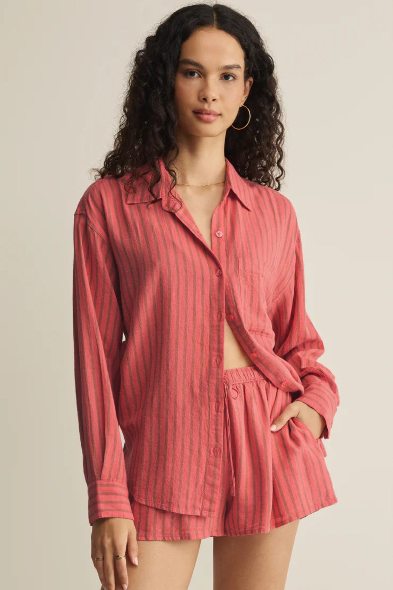The Perfect Stripped Button Up