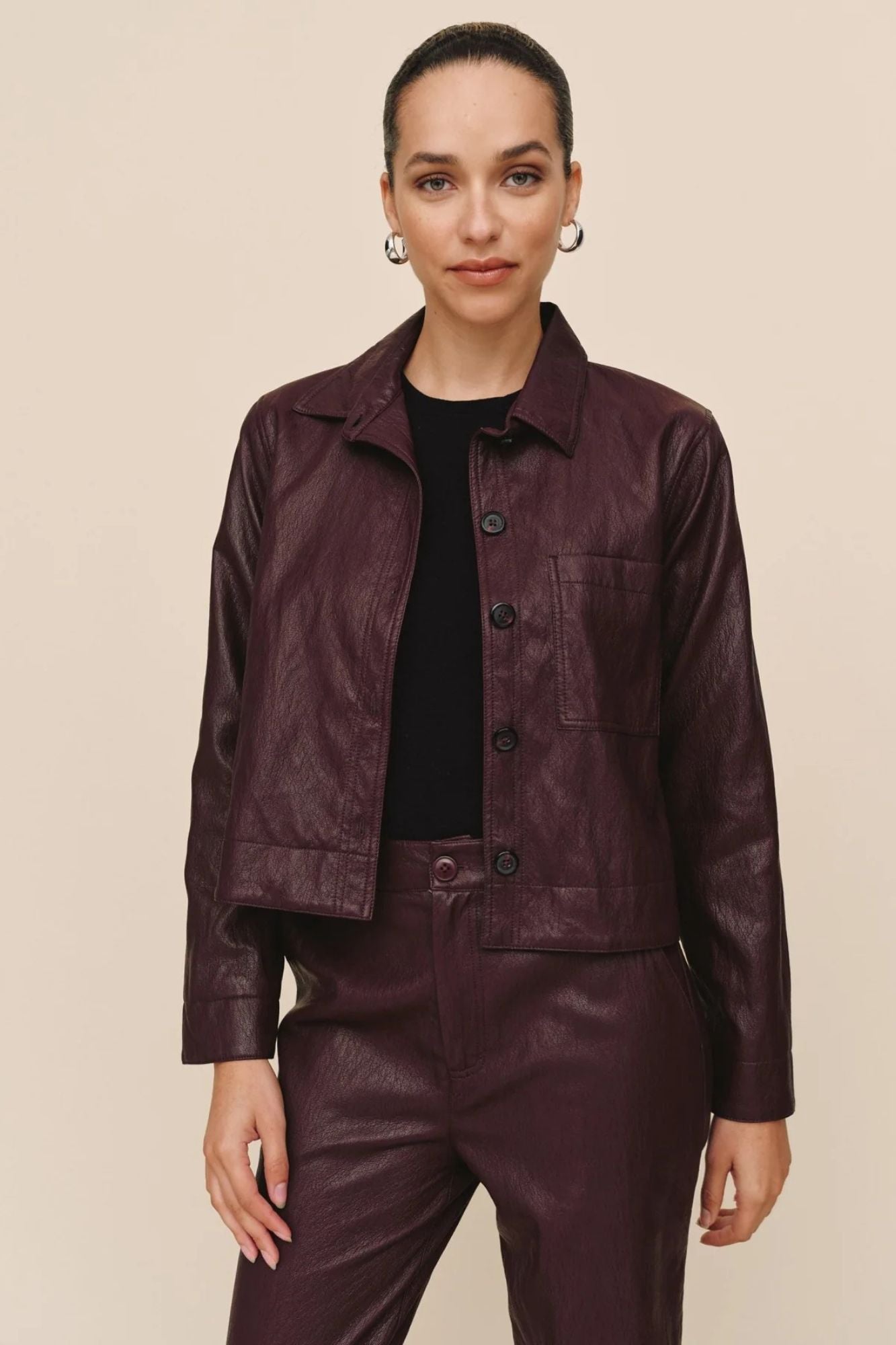 Crop Pocket Button Down