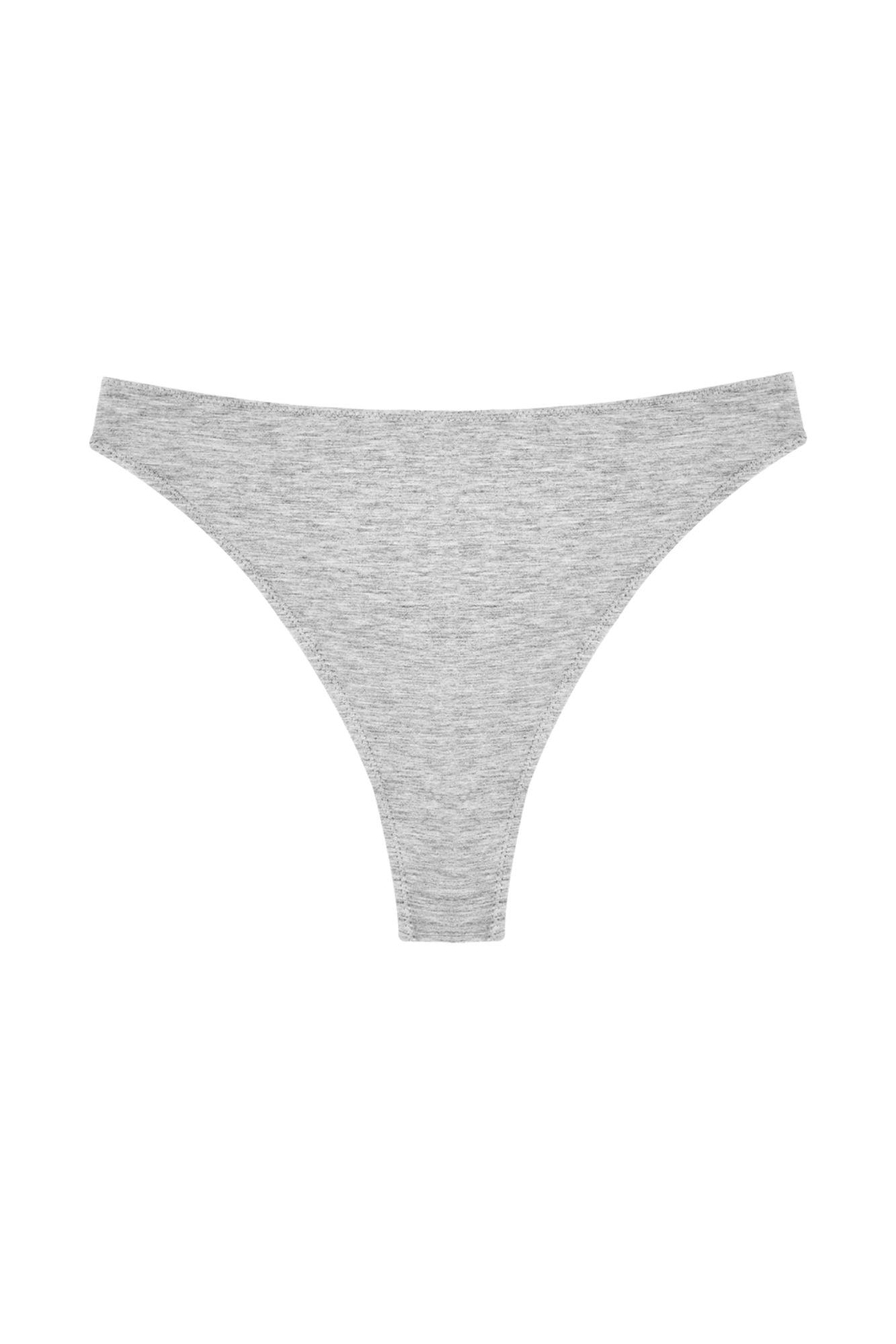 High Rise Thong Mineral Undies | Grey
