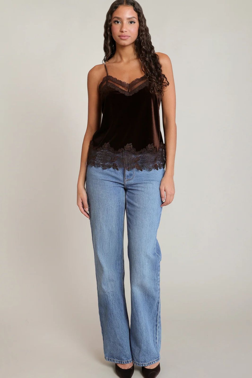Velvet Lace Cami
