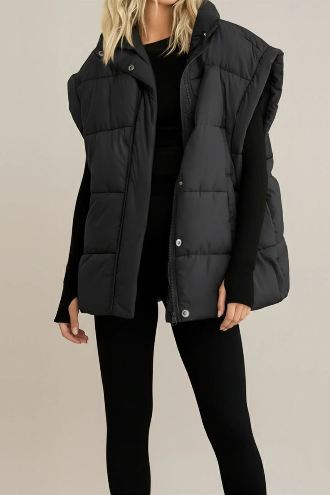 Quilted Boxy Vest